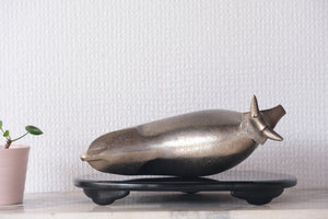 Metal Bull by Saegusa Sotaro 三枝惣太郎 (1911-2006) | With Original Box | 10 cm
