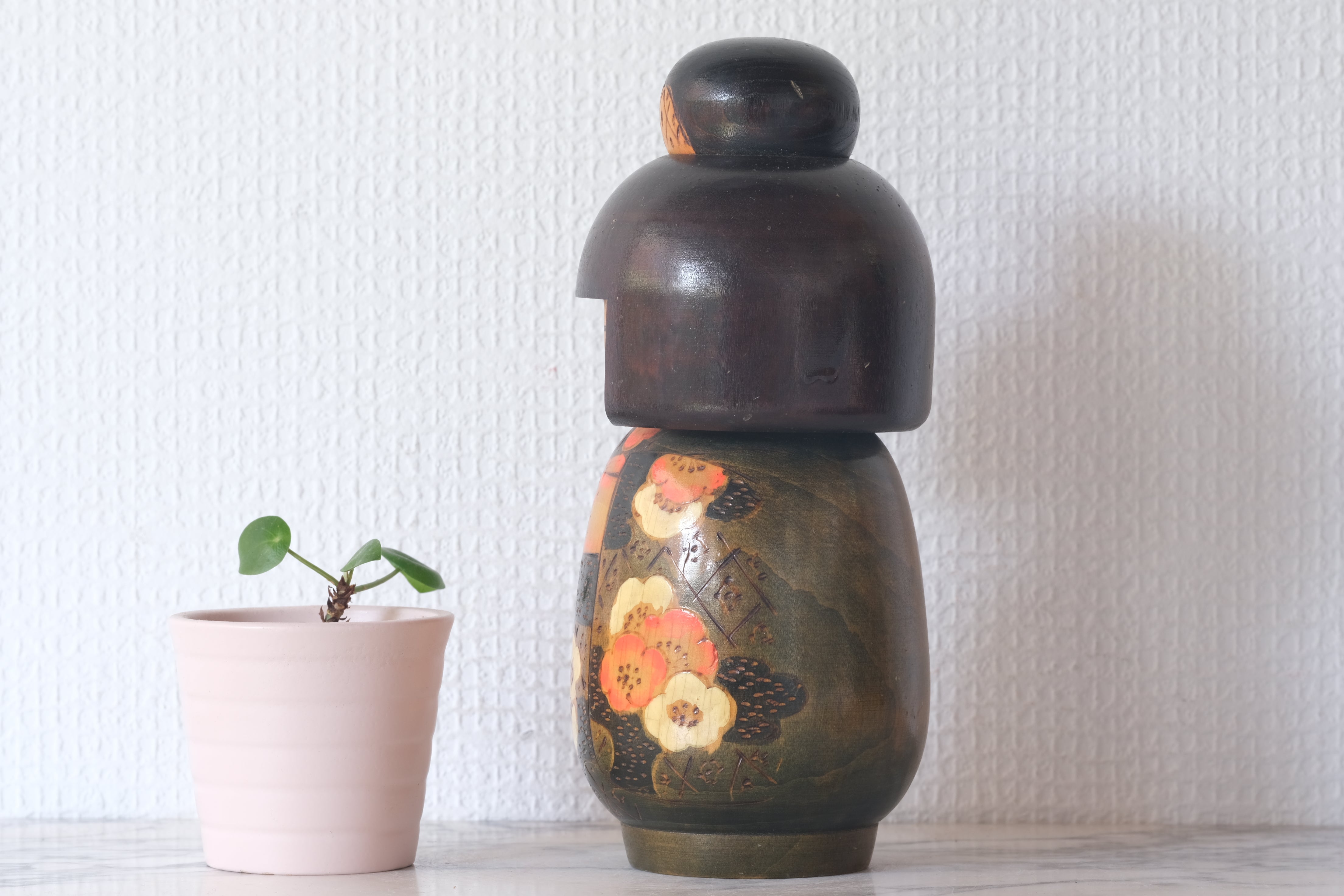Gumma Kokeshi with Flowers | 19,5 cm