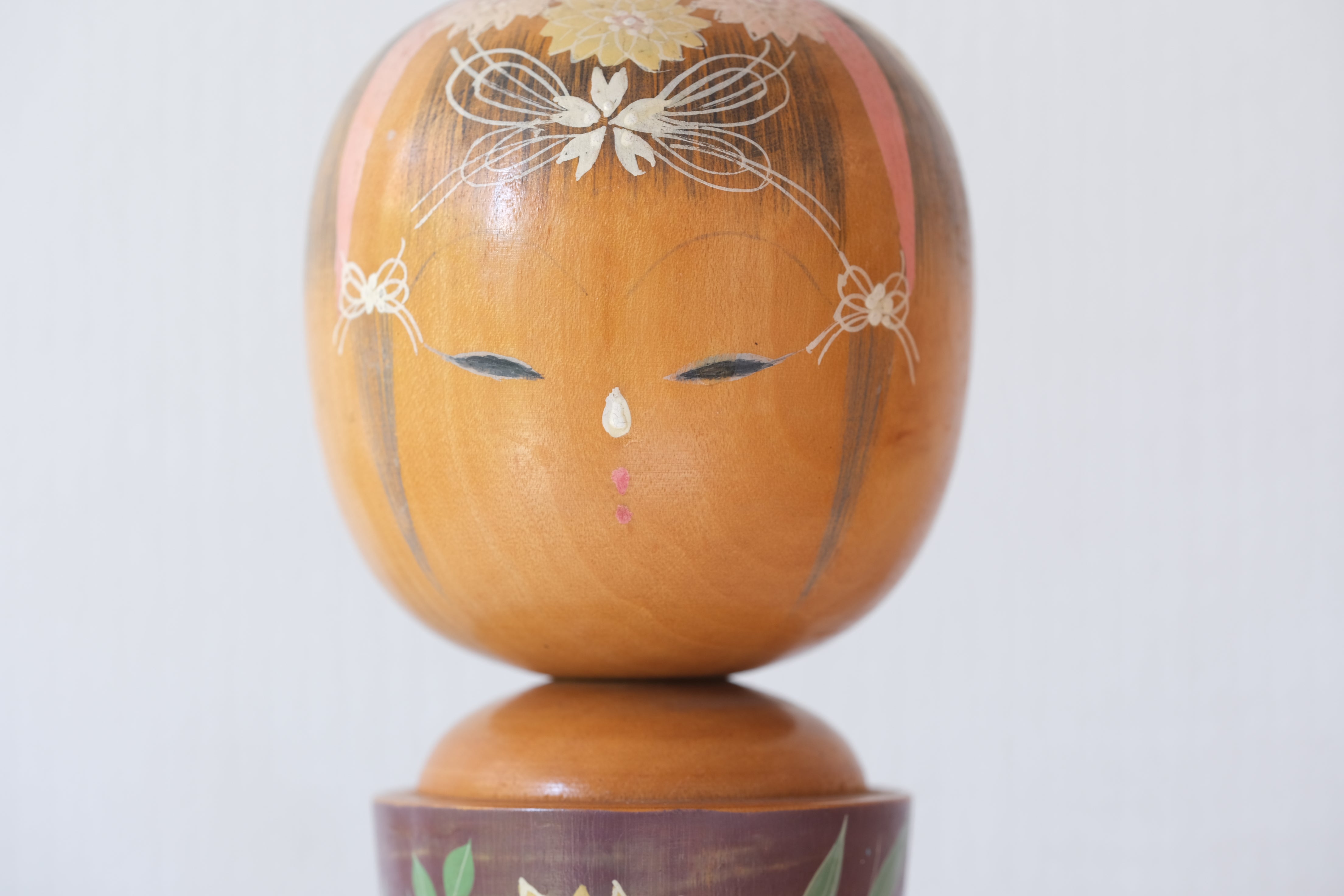 Exclusive Vintage Sosaku Kokeshi by Kurasawa Toshie 倉澤敏恵 (1935-2011) | 18,5 cm