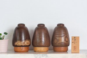 Set of Three Vintage Sosaku Kokeshi by Takeda Daisuke | 13 cm