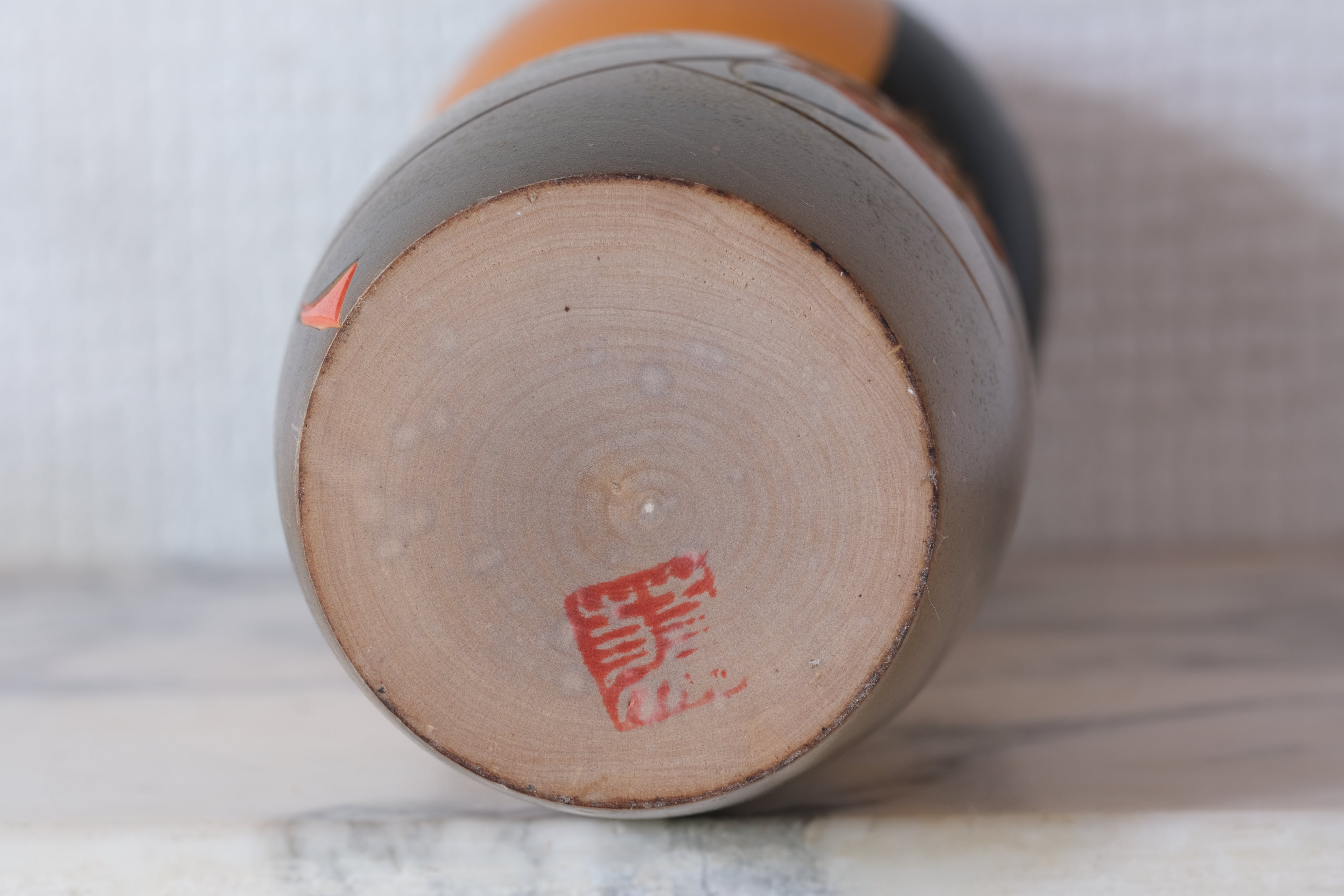 Rare Vintage Sosaku Kokeshi by Aoki Ryoka | 22,5 cm