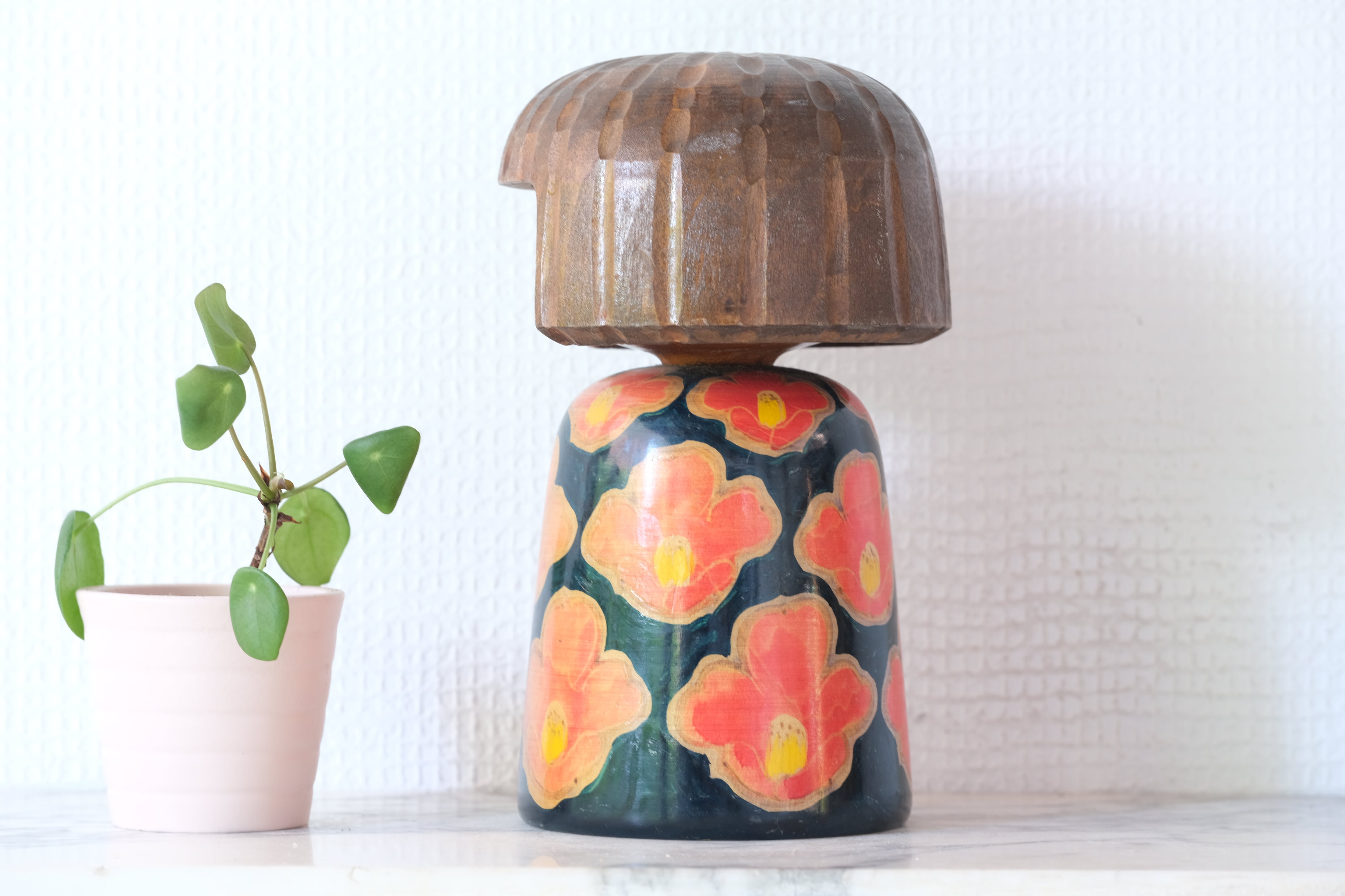 Exclusive Vintage Creative Kokeshi by Maruyama Hougetsu (1948-) | 19 cm