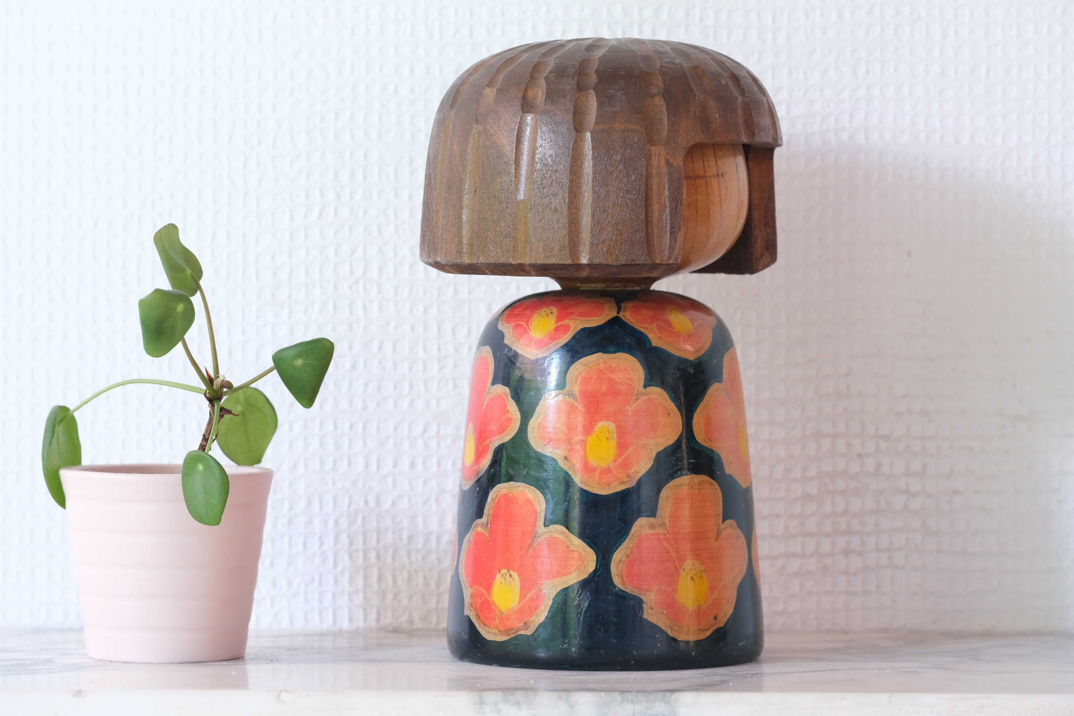 Exclusive Vintage Creative Kokeshi by Maruyama Hougetsu (1948-) | 19 cm