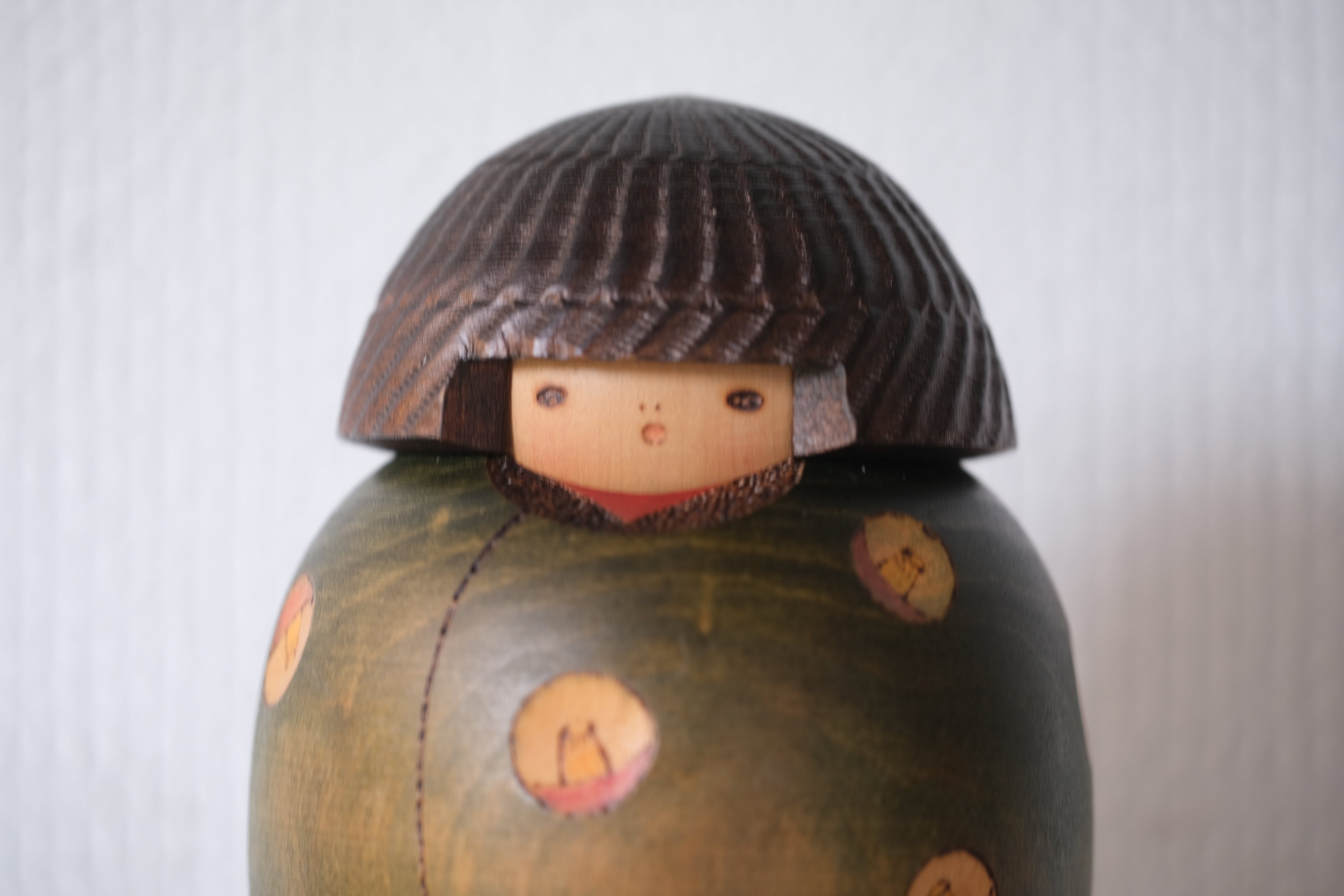 Exclusive Vintage Creative Kokeshi by Sansaku Sekiguchi 関口 三作 (1925-2018) | 16,5 cm