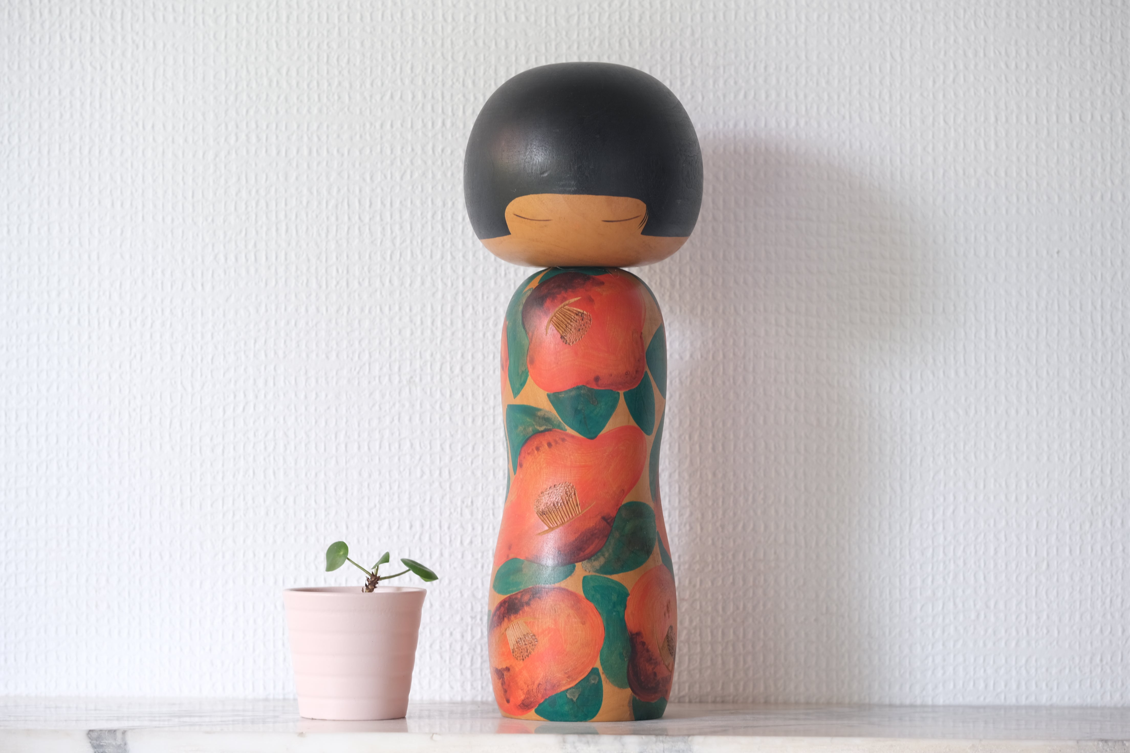 Rare vintage Creative Kokeshi by Yuji Kawase (1938-) | 30 cm