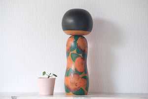 Rare vintage Creative Kokeshi by Yuji Kawase (1938-) | 30 cm