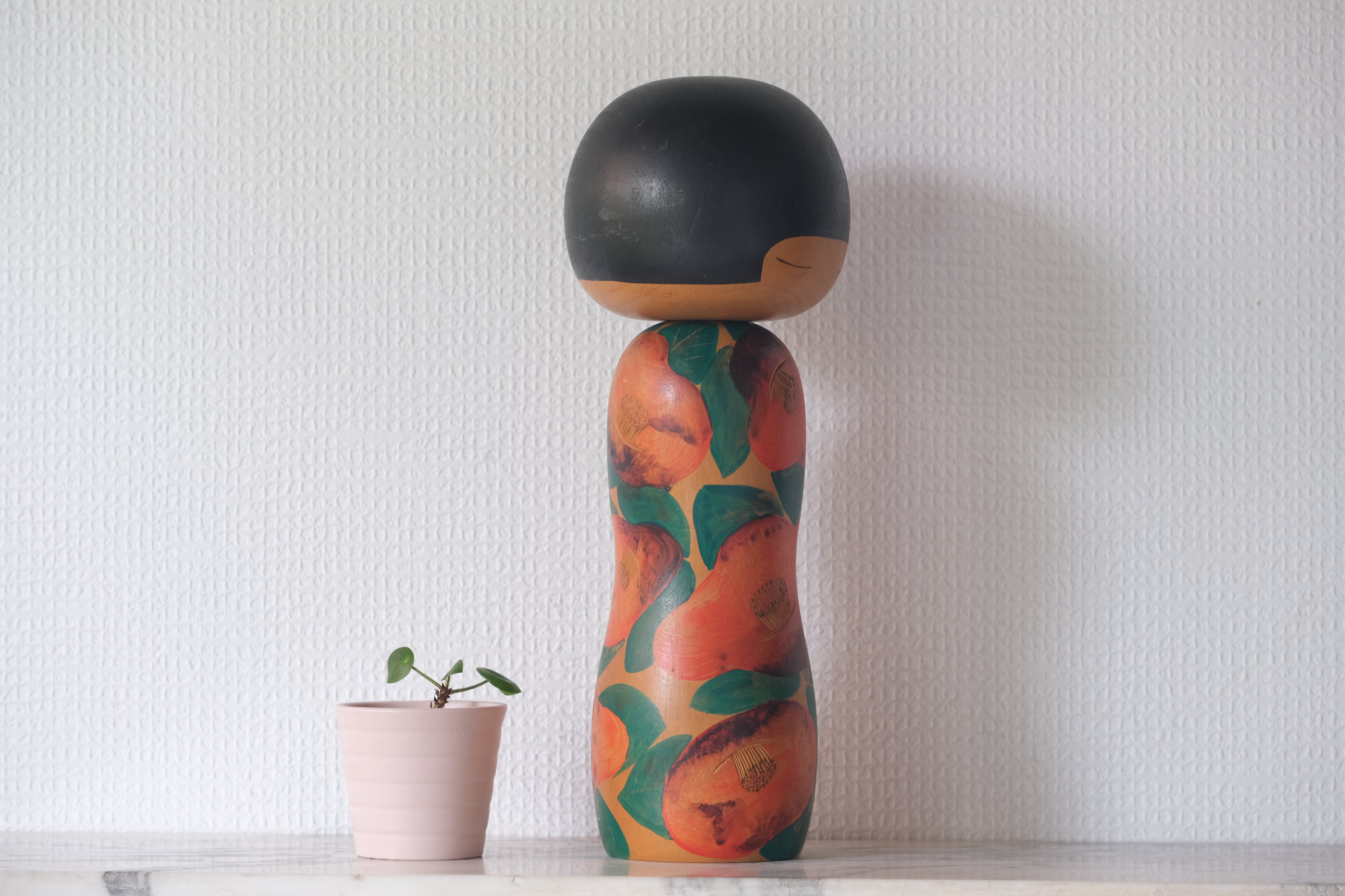 Rare vintage Creative Kokeshi by Yuji Kawase (1938-) | 30 cm