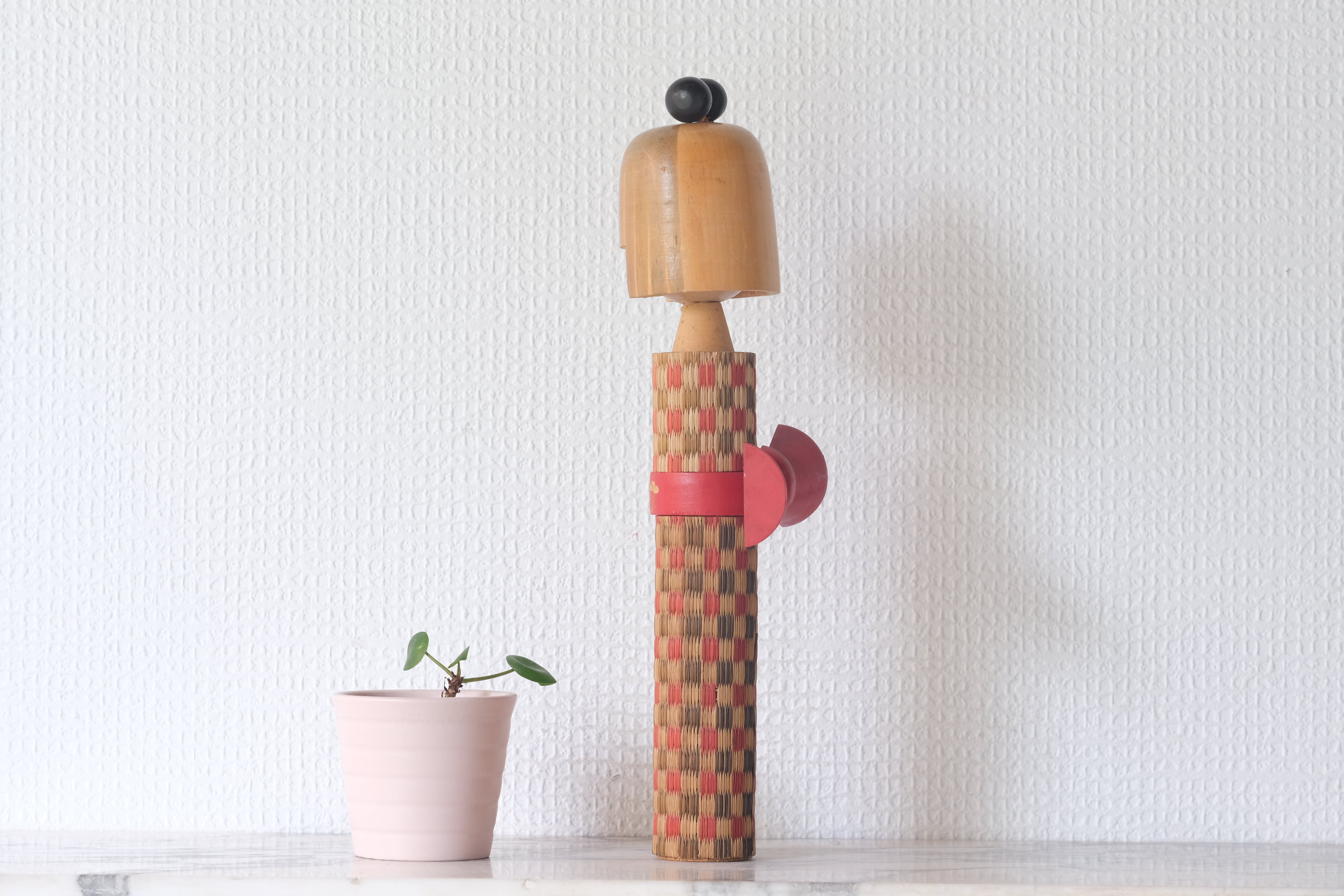 Vintage Sosaku Kokeshi by Miyashita Hajime (1940-Retired) | 28,5 cm