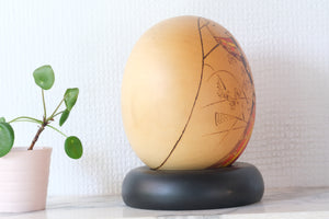 Exclusive Vintage Kokeshi by Sansaku Sekiguchi (1925-2018) | 'Mangetsu - Full Moon' | 17 cm