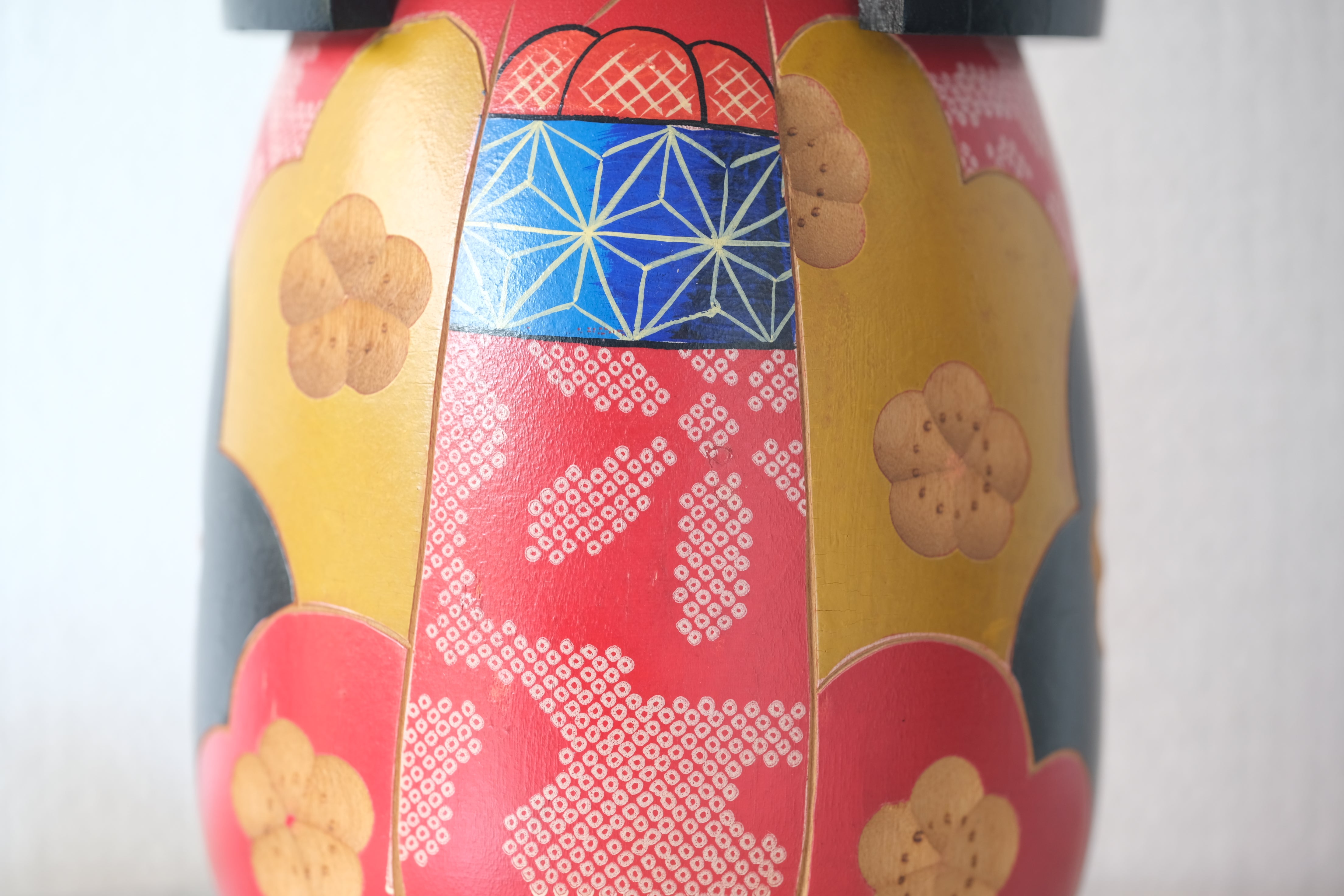 Rare Vintage Gumma Kokeshi By Kazuo Takamizawa 高見沢一夫 (1927-) | With Original Box | 23 cm