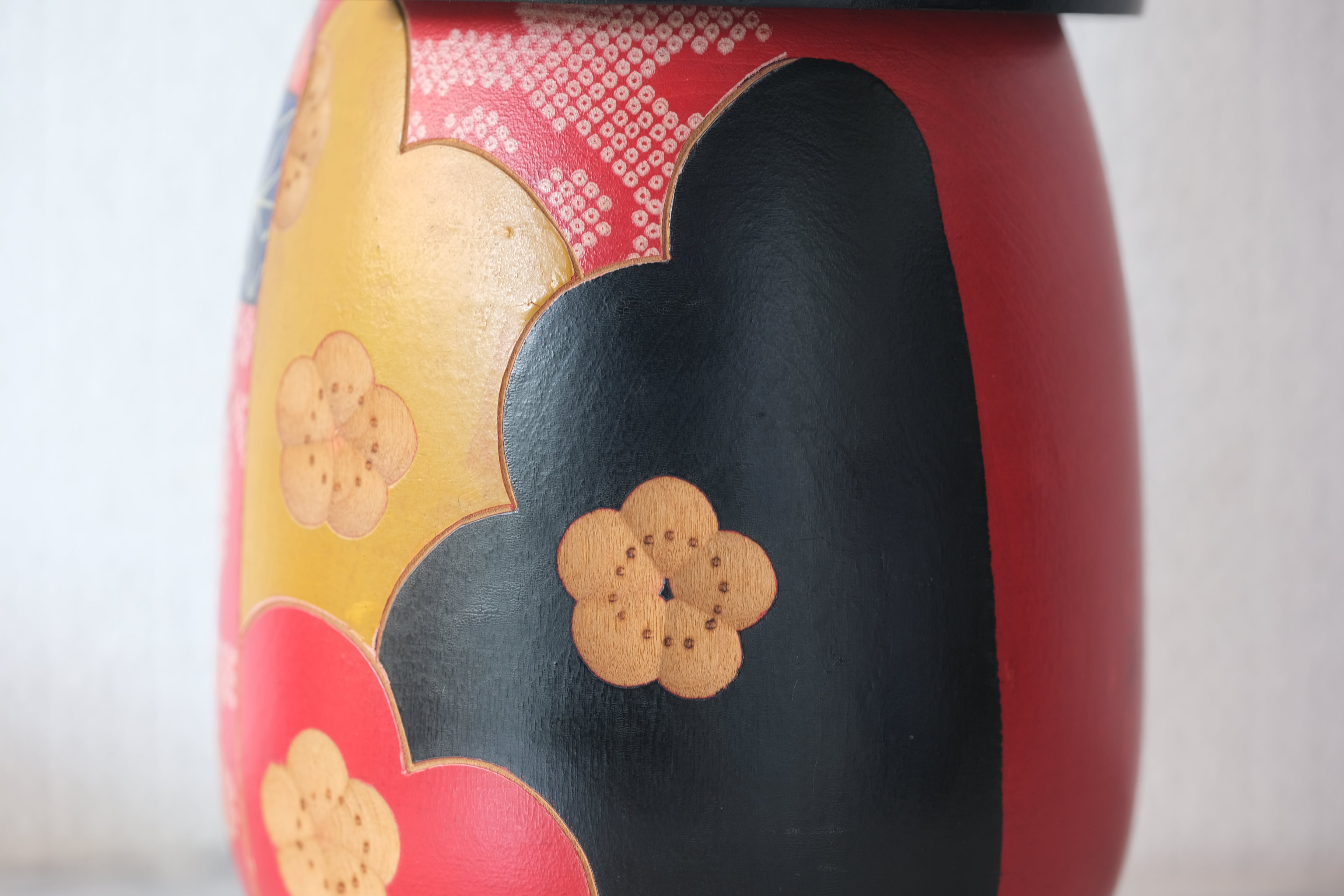 Rare Vintage Gumma Kokeshi By Kazuo Takamizawa 高見沢一夫 (1927-) | With Original Box | 23 cm