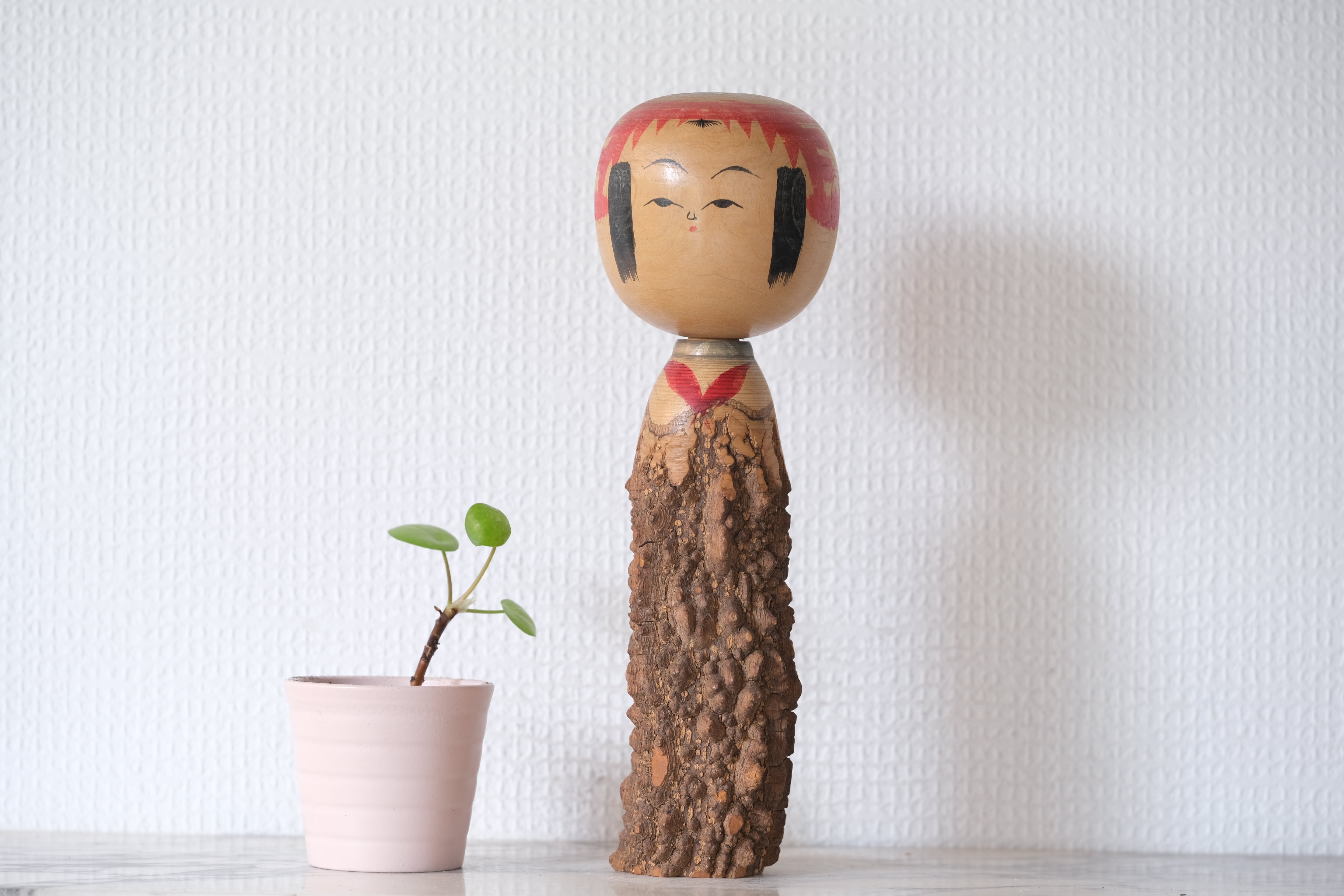 Rare Vintage Yajiro Kokeshi by Niiyama Hisashiro 新山久城 (1915-) | 24,5 cm