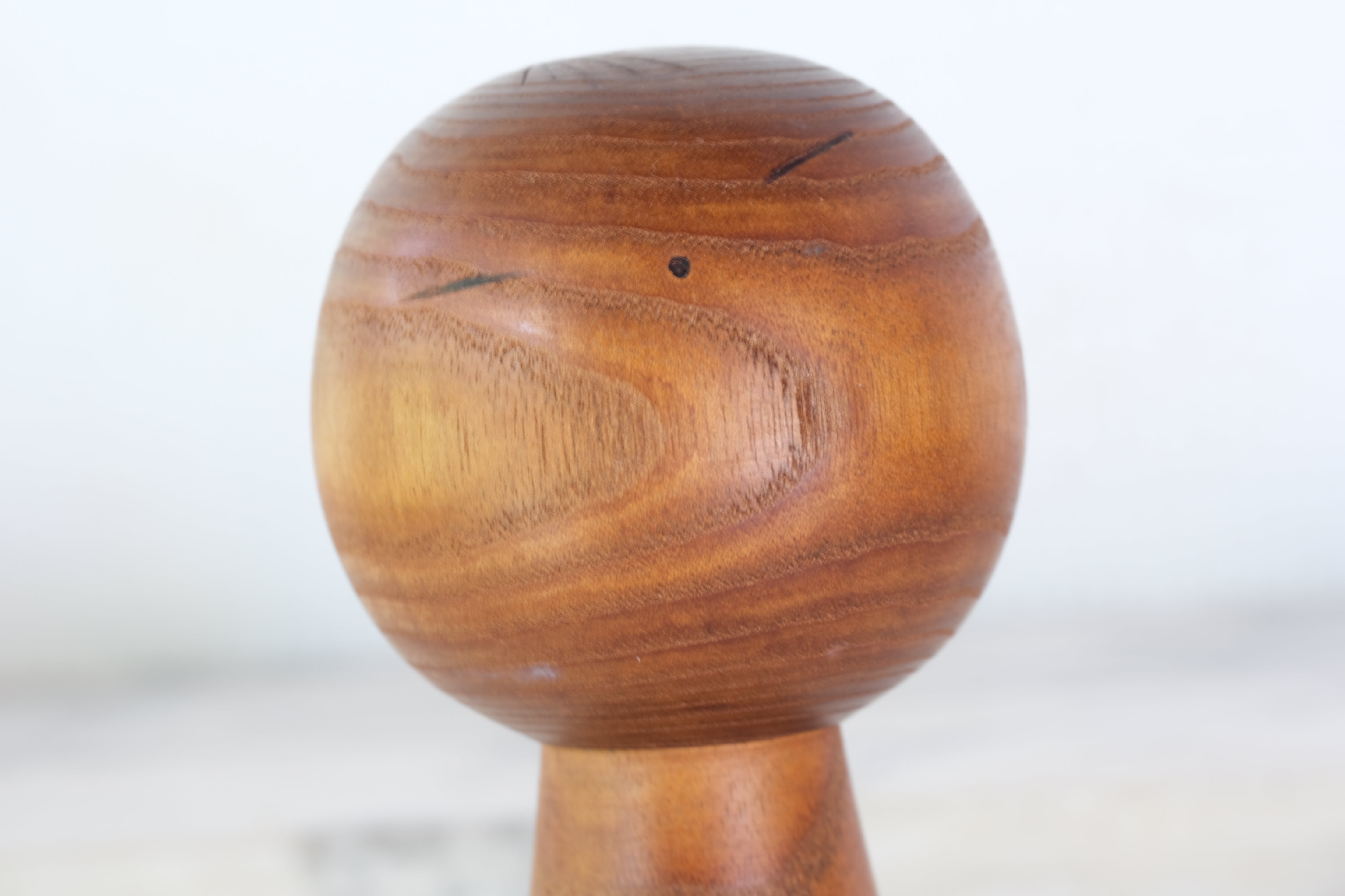 Vintage Sosaku Kokeshi by Hideo Ishihara (1925-1999) | 11 cm