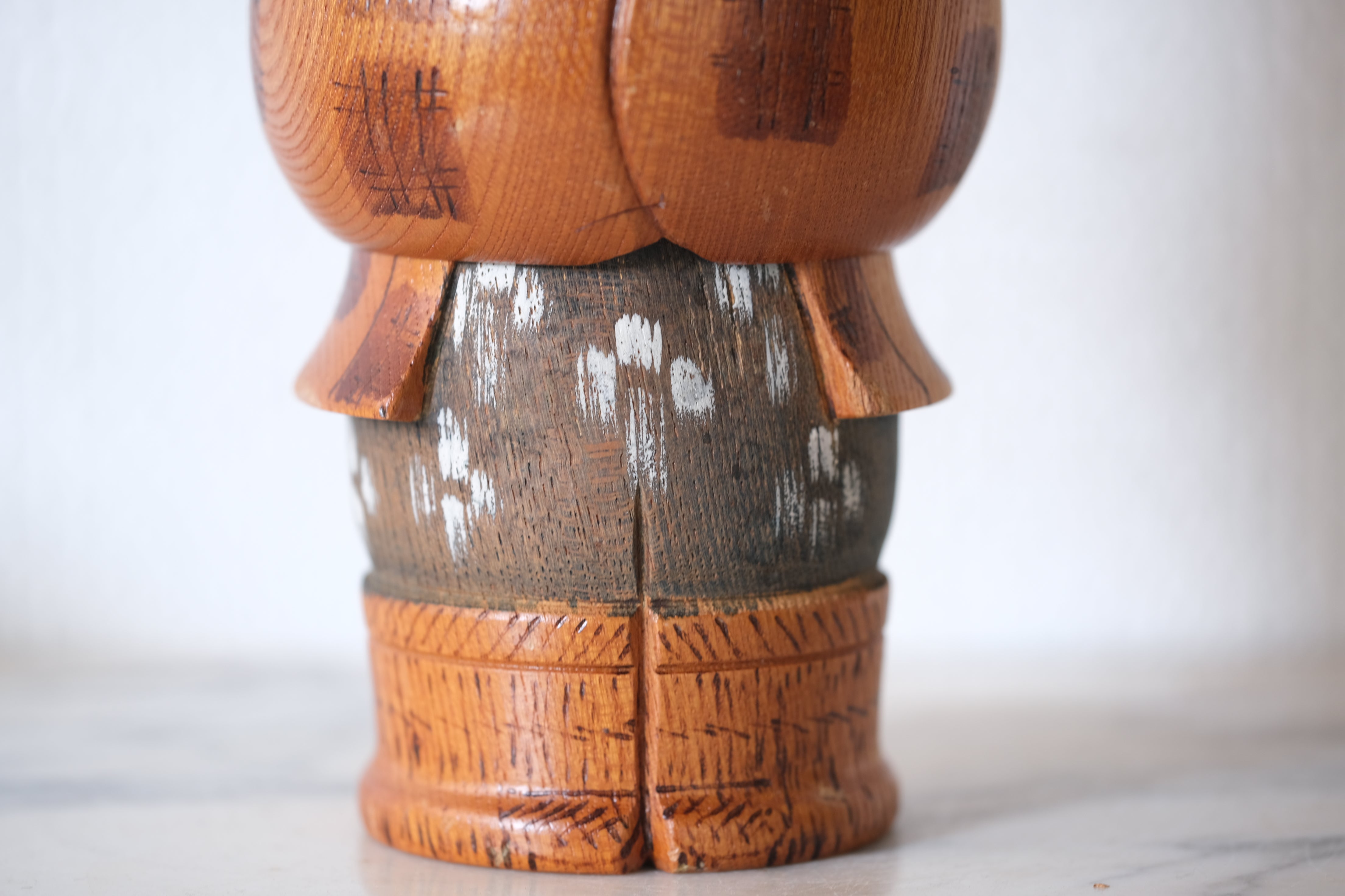 Rare Vintage Sosaku Kokeshi by Aoki Ryoka | 17 cm