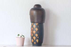 Large Gumma Kokeshi with Flowers | 29 cm