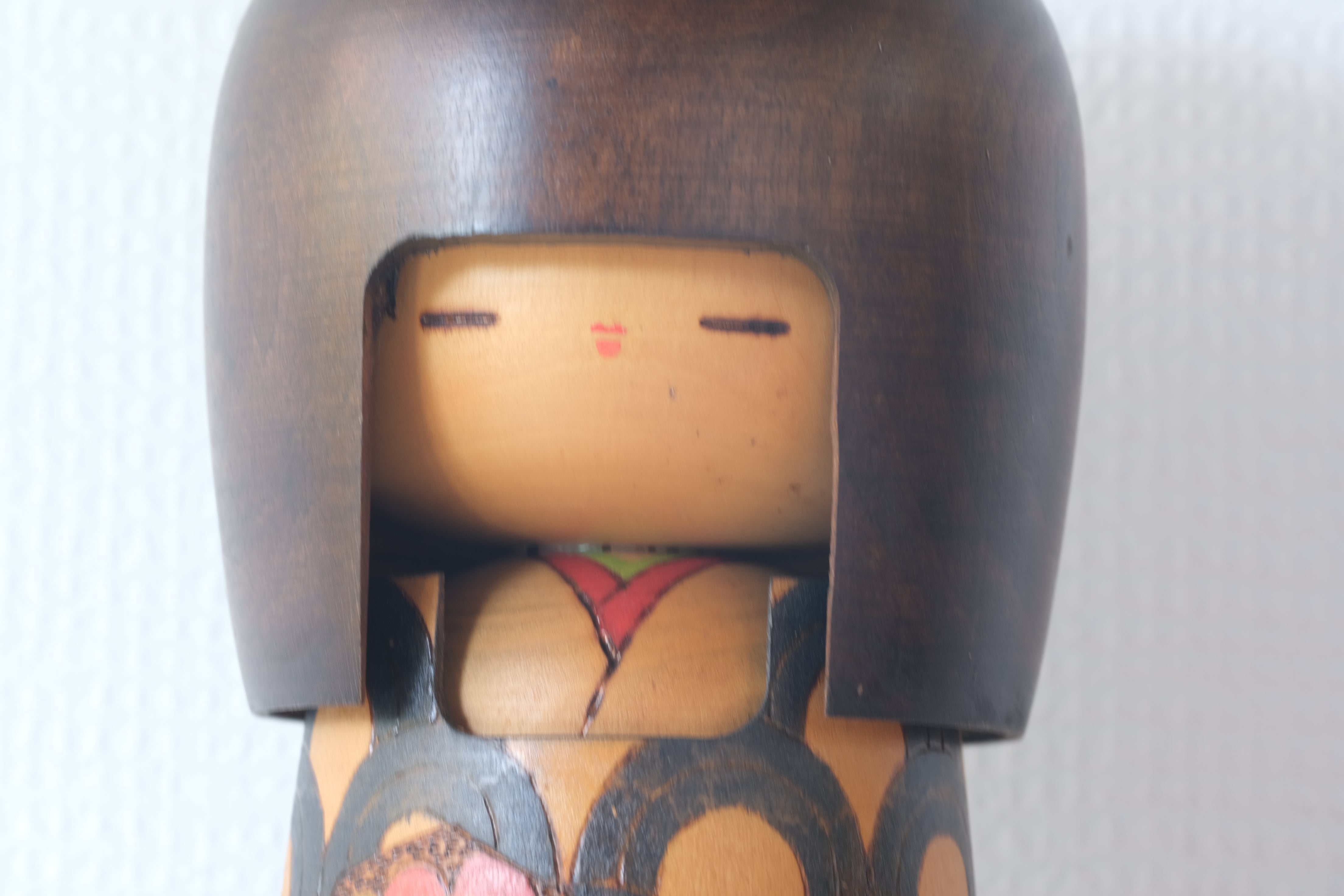 Large Gumma Kokeshi with Flowers | 29 cm