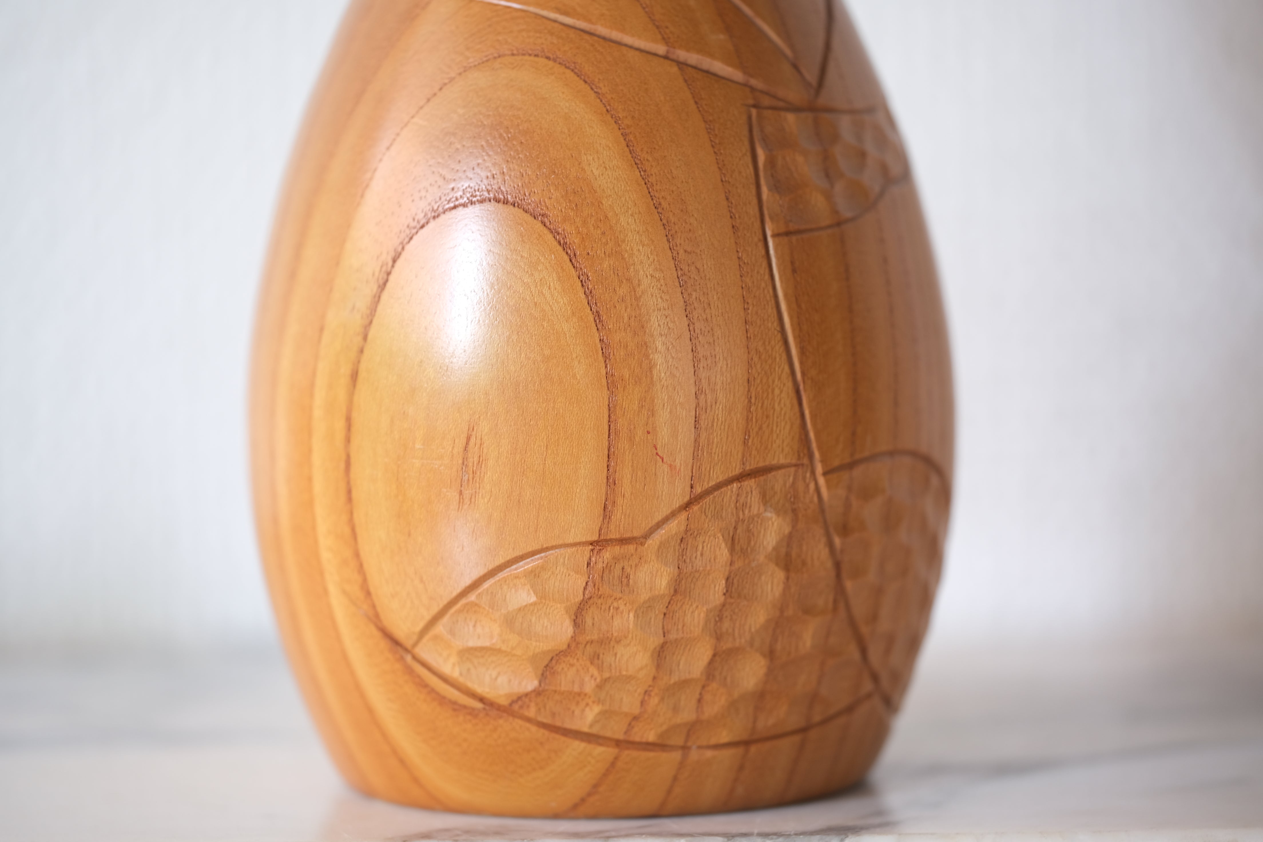 Rare Vintage Sosaku Kokeshi by Aoki Ryoka 青木蓼華 | 21,5 cm