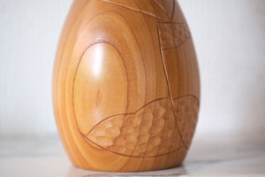 Rare Vintage Sosaku Kokeshi by Aoki Ryoka 青木蓼華 | 21,5 cm