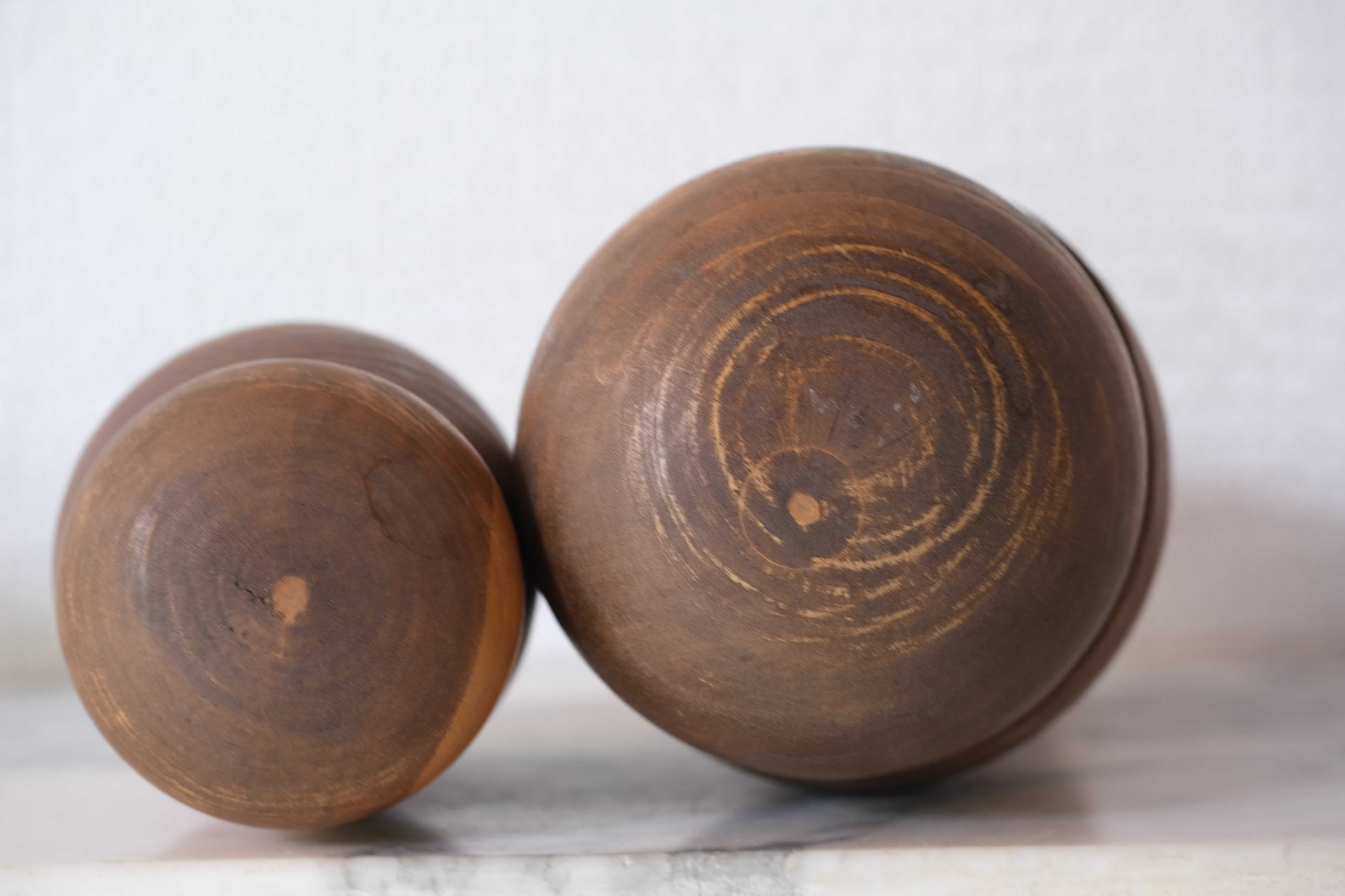 Pair of Vintage Creative Kokeshi by Watanabe Masao (1917-2007) | 'Mother and Child' | 10 cm and 17 cm