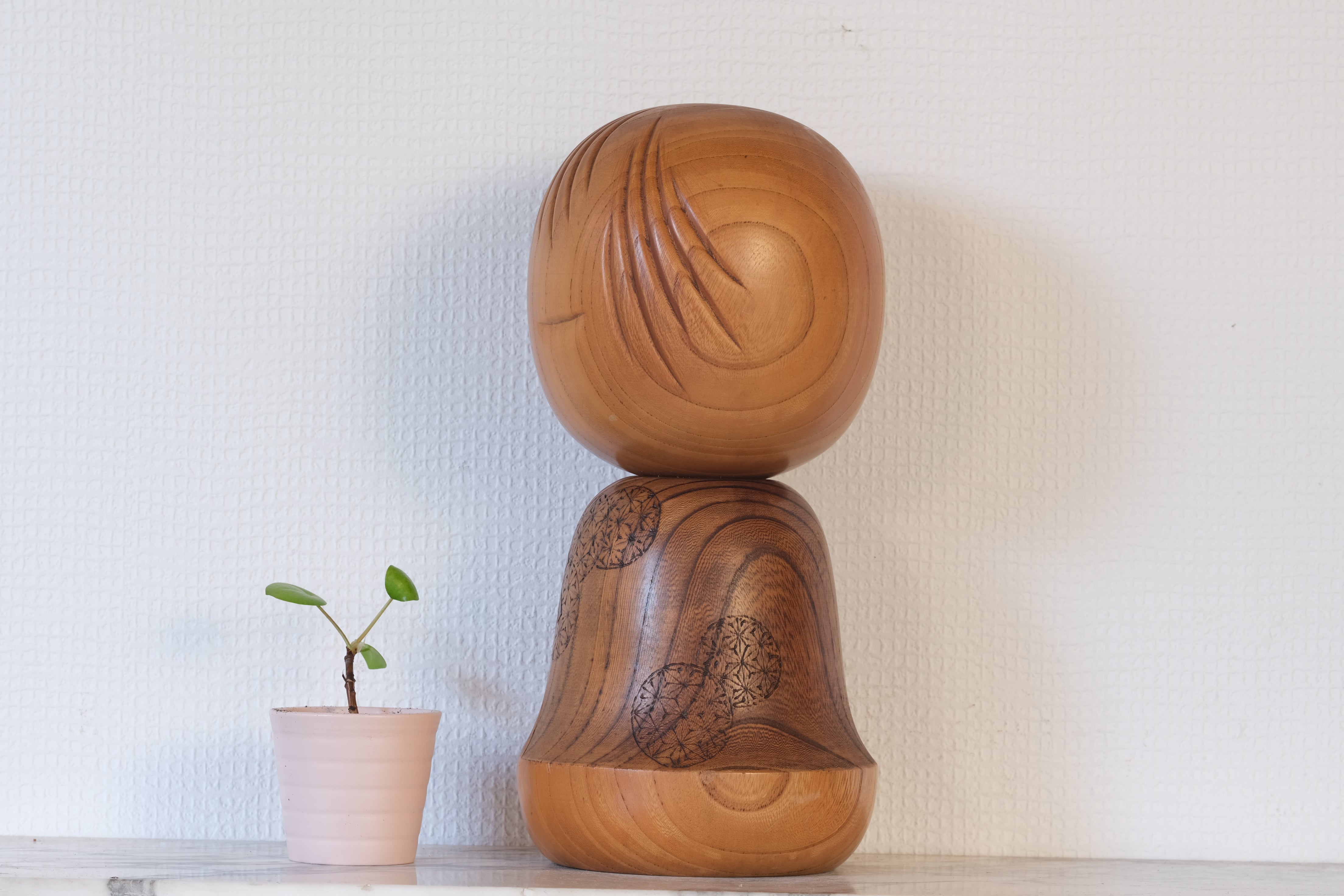 Rare Vintage Creative Kokeshi by Tsujita Ryozo 辻田亮三 (1923-) | 29 cm