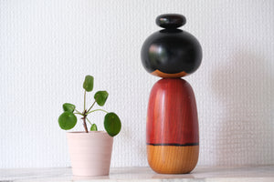 Exclusive Vintage Creative Kokeshi by Chiyomatsu Kano 狩野千代松 (1935-) | 22 cm