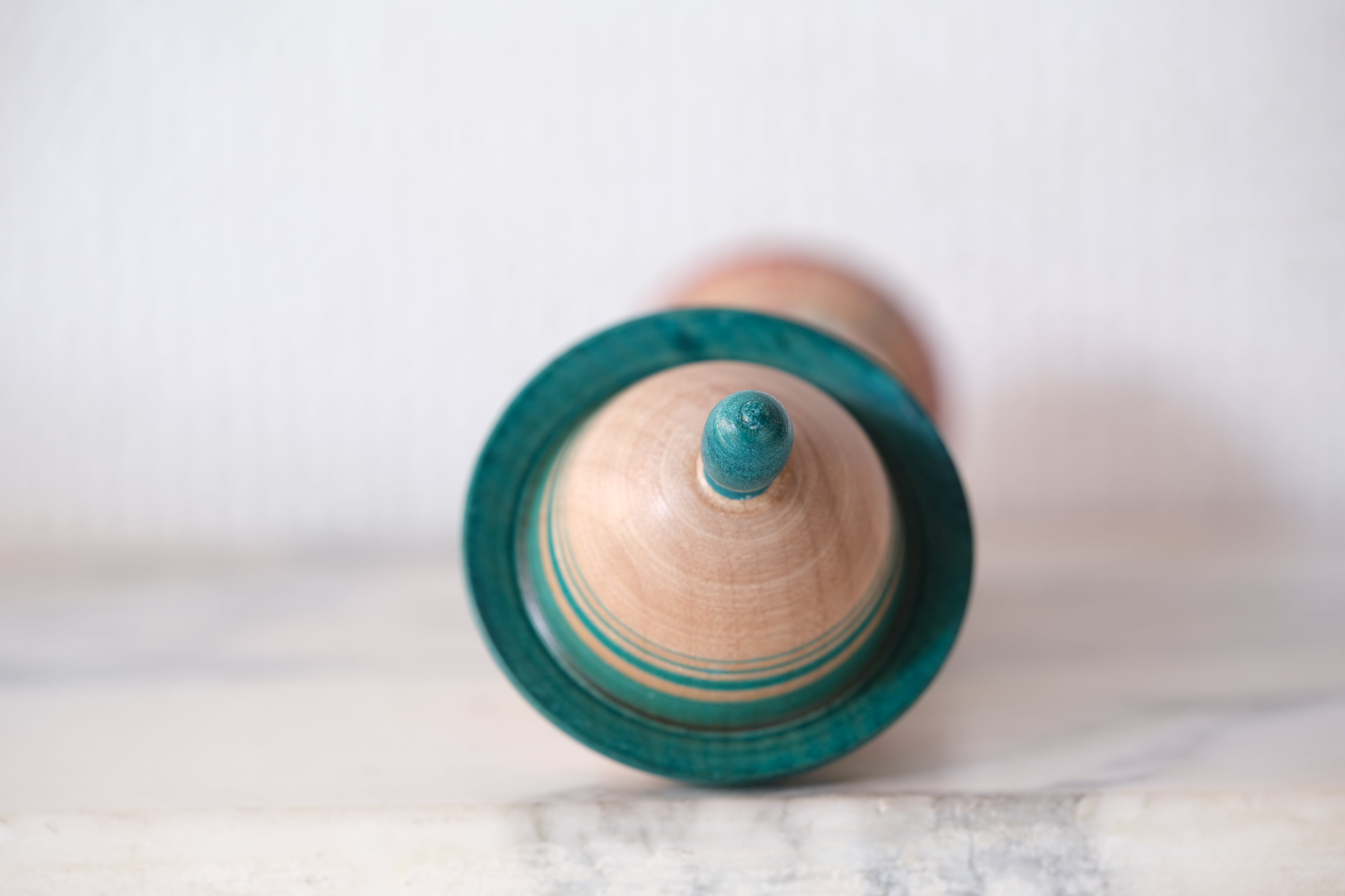 Rare Vintage Traditional Zao Kokeshi by Abe Shinya (1937 - ) | 17 cm