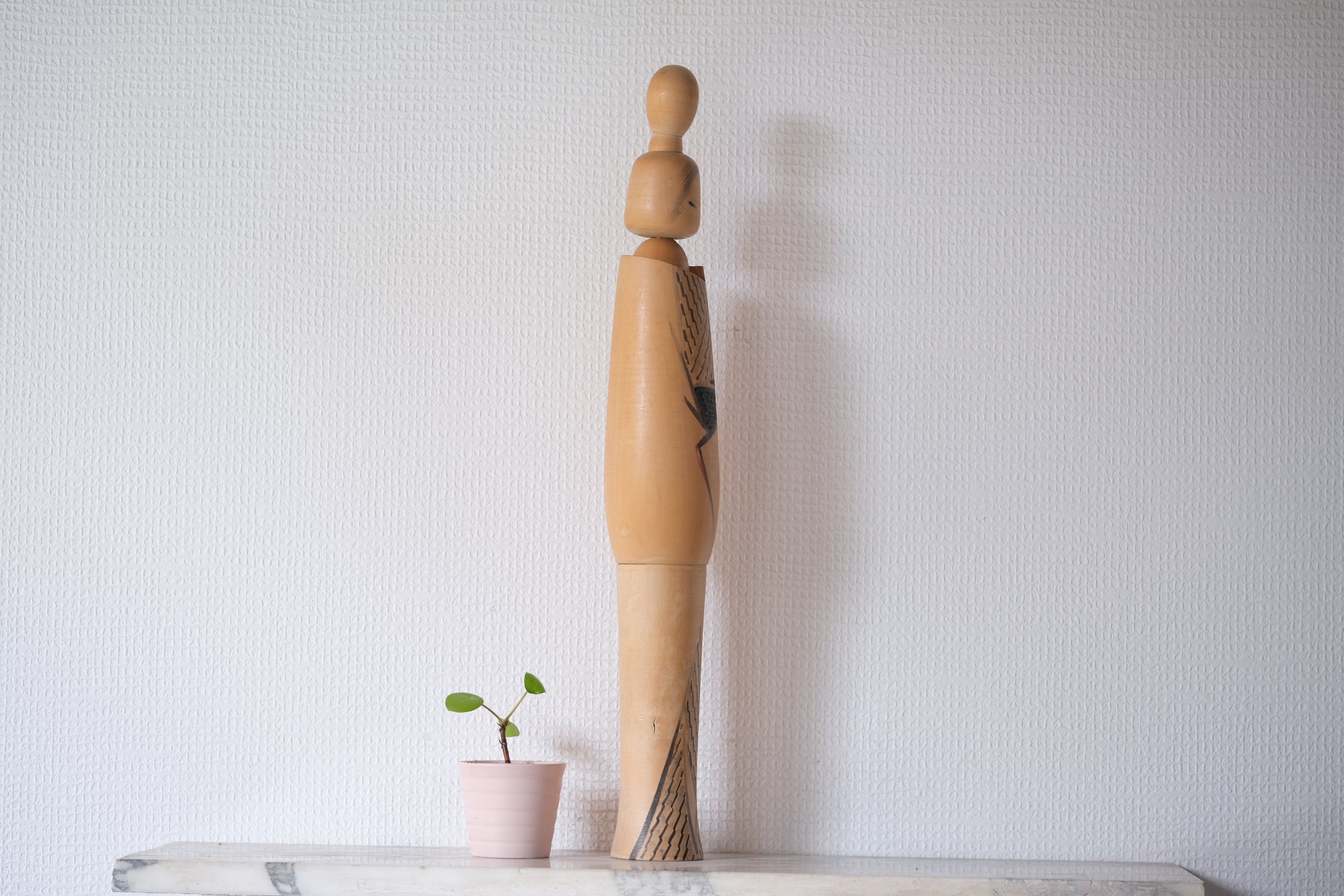 Vintage Gumma Kokeshi By Kazuo Takamizawa (1927-) | 17,5 cm