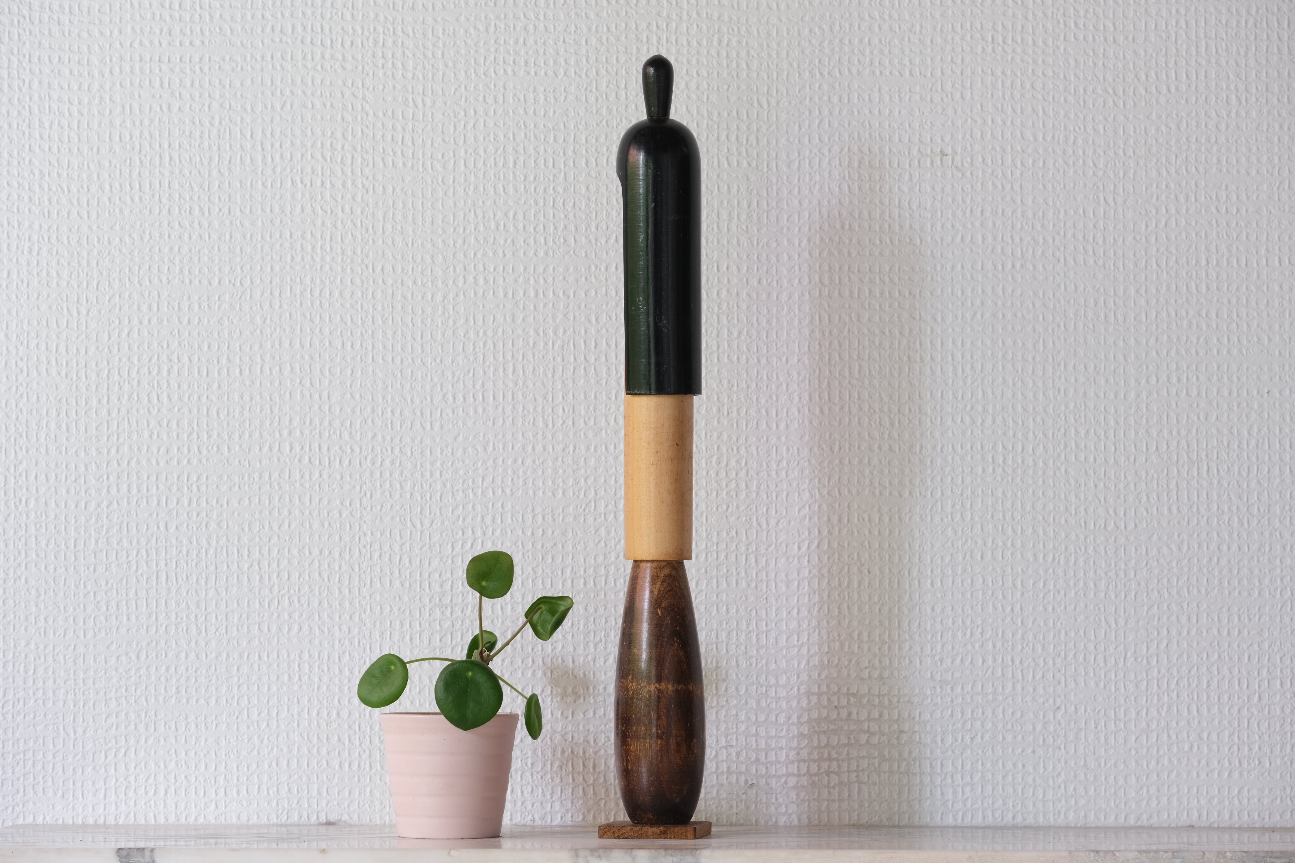 Rare Vintage Kokeshi by the famous Shozan Shido (1932-1995) | 38 cm