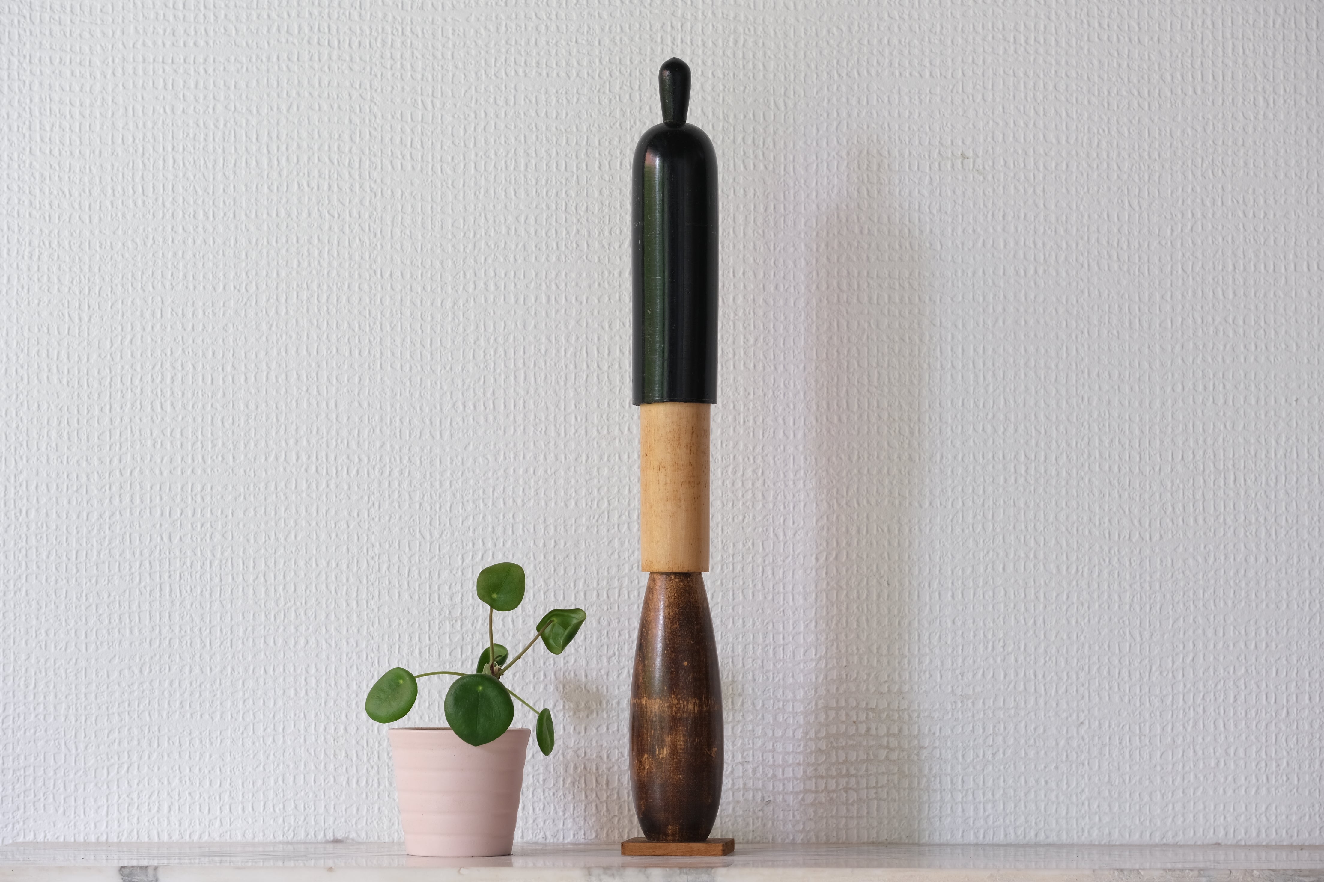 Rare Vintage Kokeshi by the famous Shozan Shido (1932-1995) | 38 cm