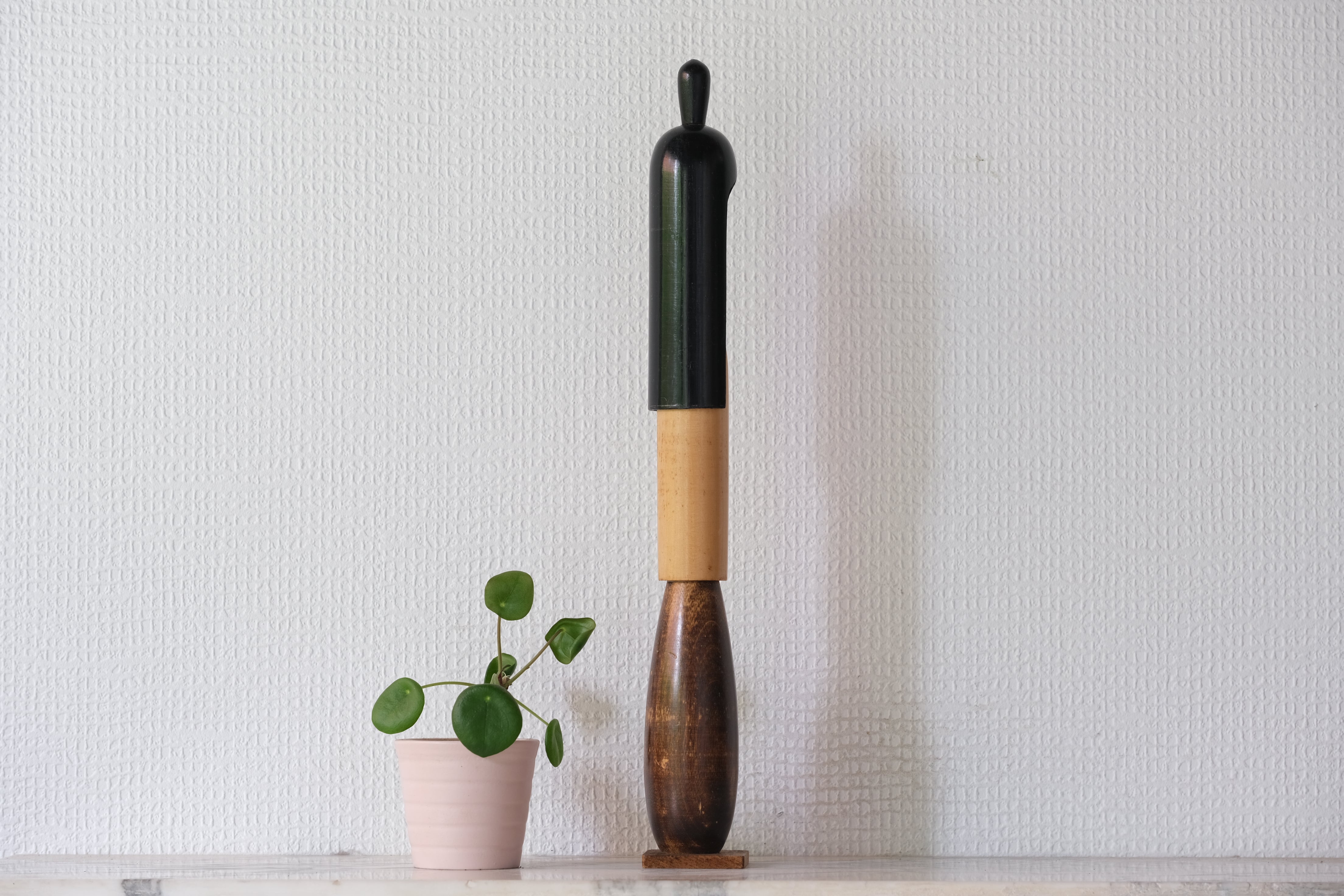 Rare Vintage Kokeshi by the famous Shozan Shido (1932-1995) | 38 cm