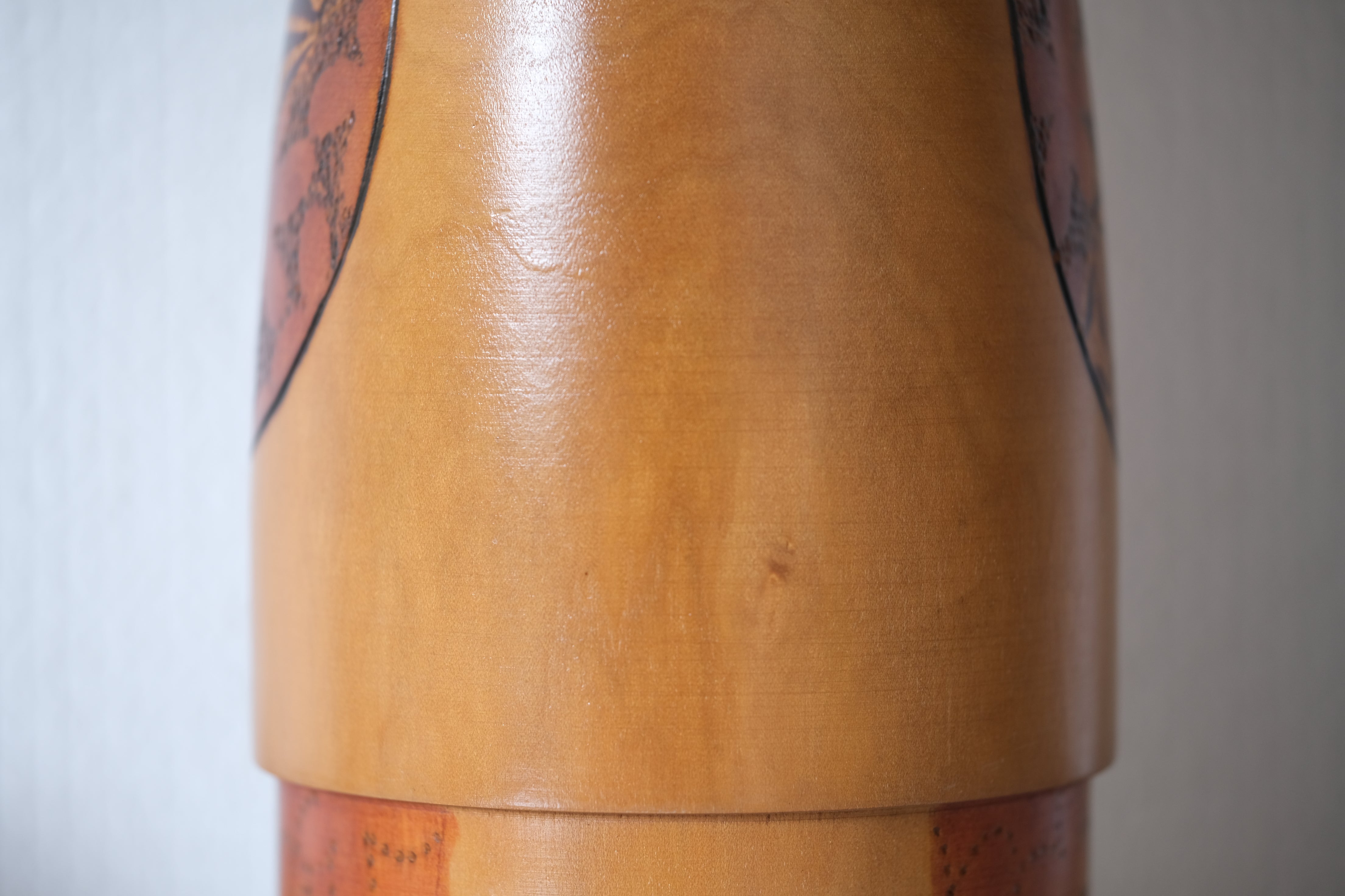 Exclusive Vintage Creative Kokeshi By Yoshio Ohtani 大谷良夫 (1936-) | Titled: 'Satomusume' | With Original Box | 25,5 cm