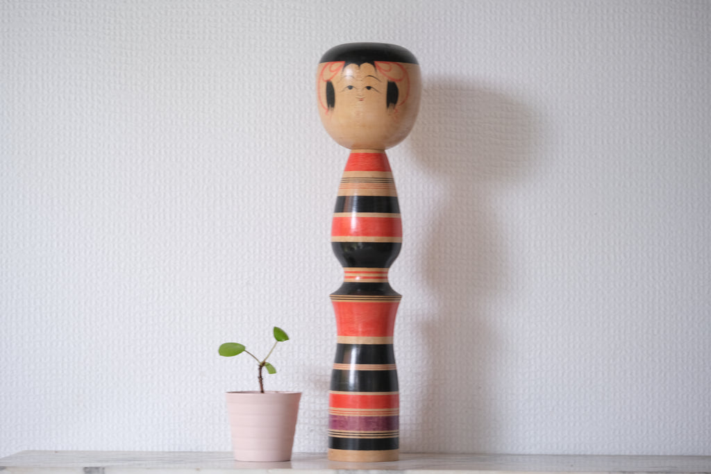 Rare Vintage Traditional Tsuchiyu Kokeshi | 36,5 cm