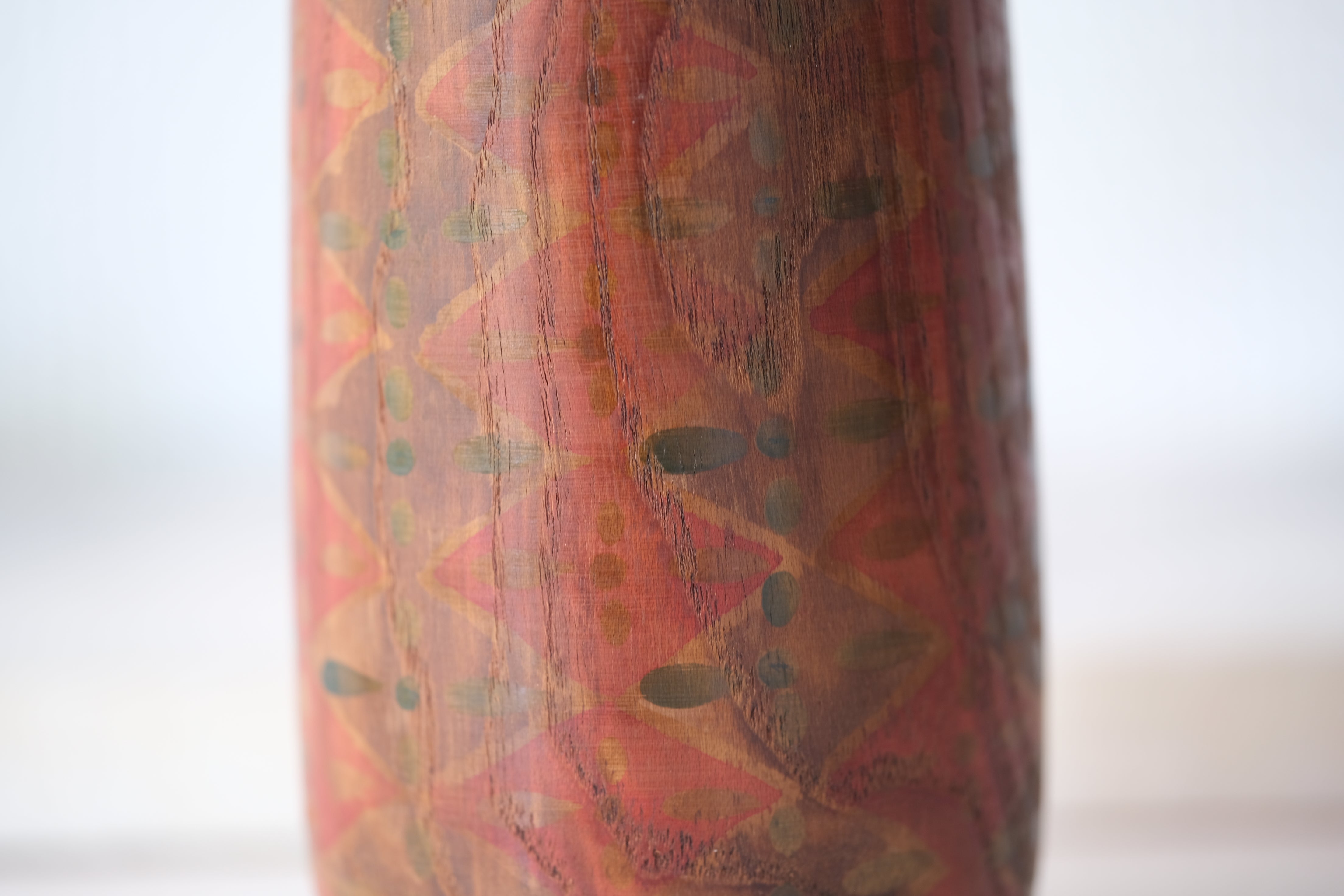 Vintage Creative Kokeshi By Miyajima Muhitsu 宮島 無筆 (1929-) | Titled: 'Tai - Desire' | 17 cm