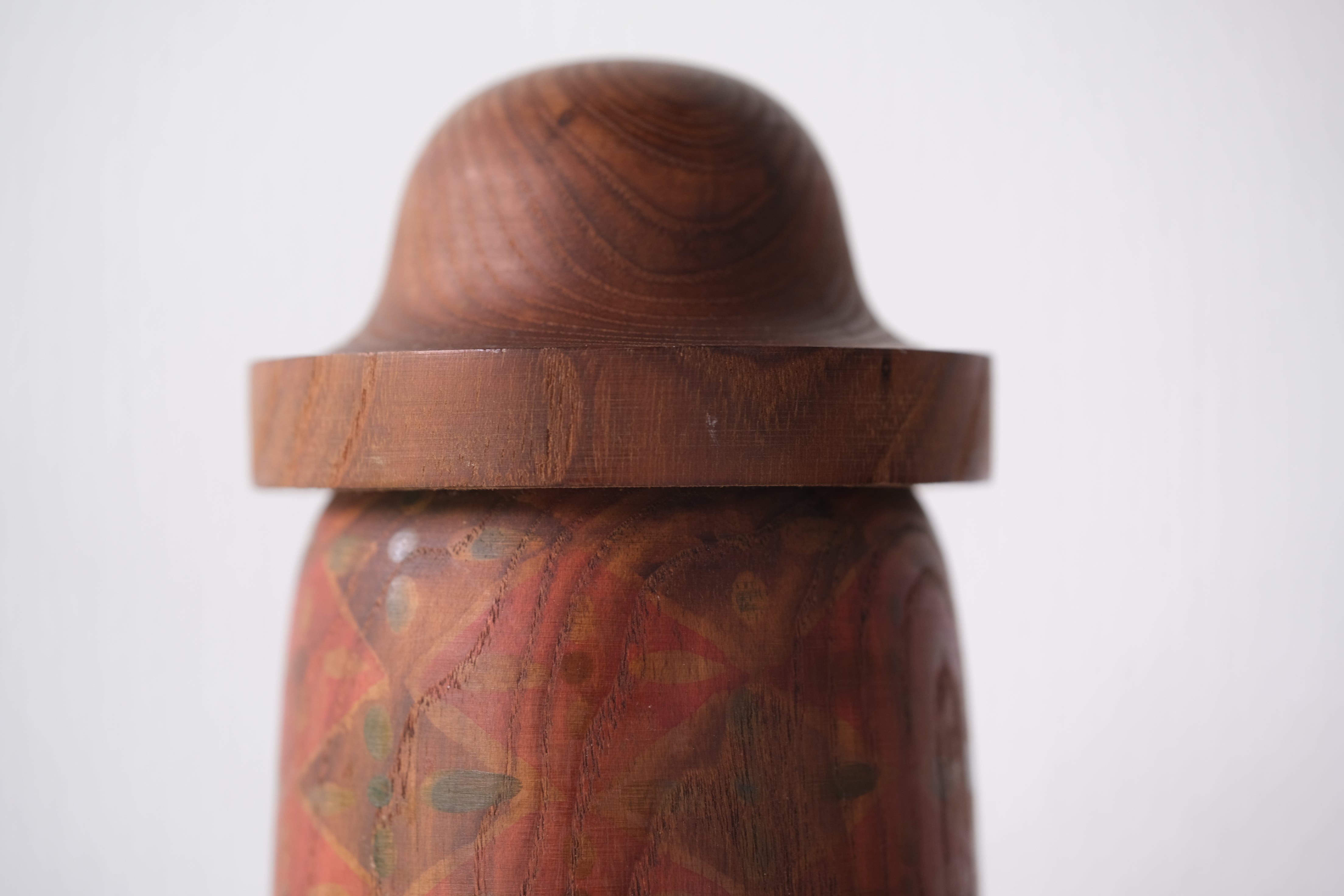Vintage Creative Kokeshi By Miyajima Muhitsu 宮島 無筆 (1929-) | Titled: 'Tai - Desire' | 17 cm