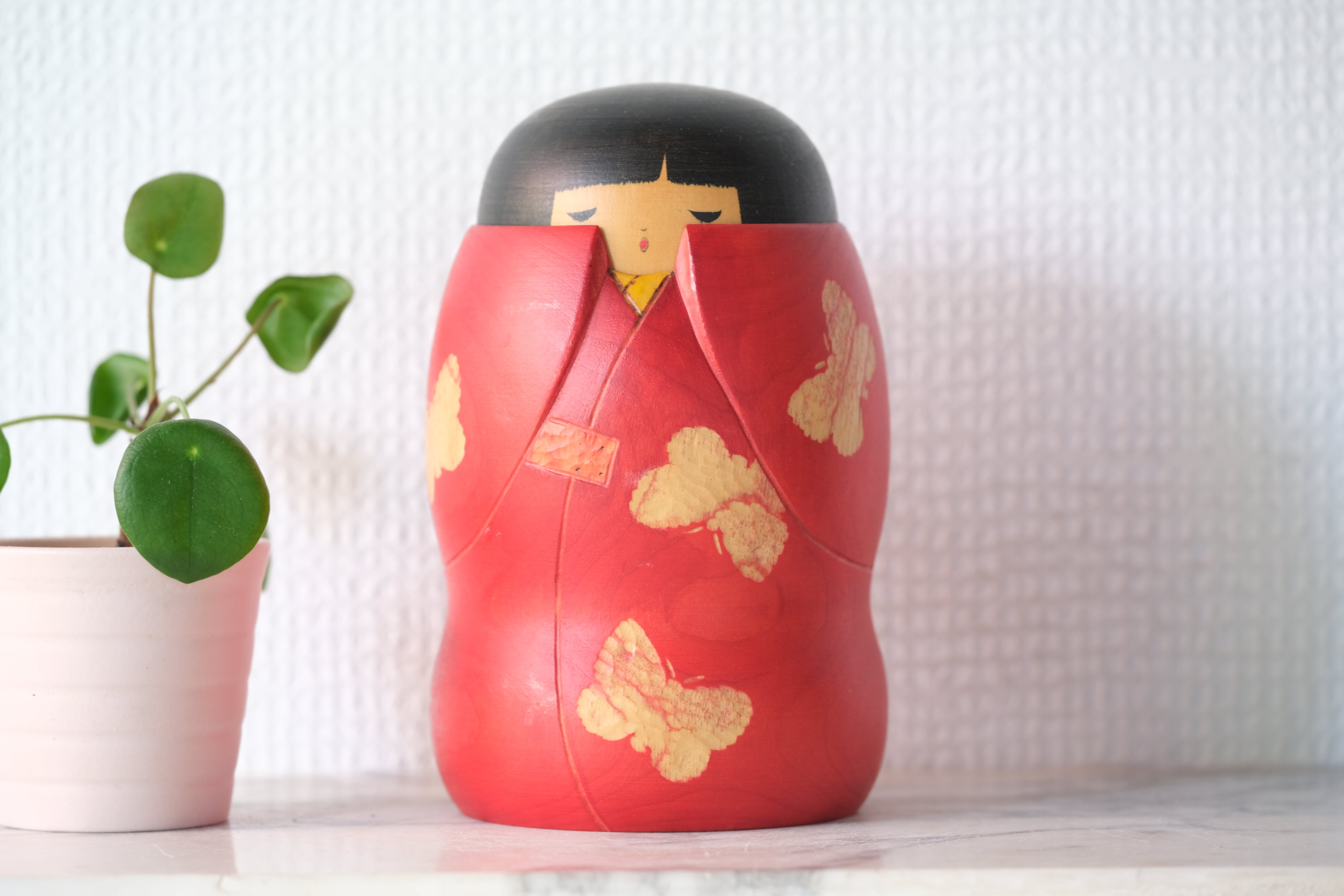 Vintage Creative Kokeshi by Sansaku Sekiguchi 関口 三作 (1925-2018) | 15 cm