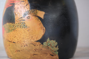 Large Gumma Kokeshi with Birds | 22 cm