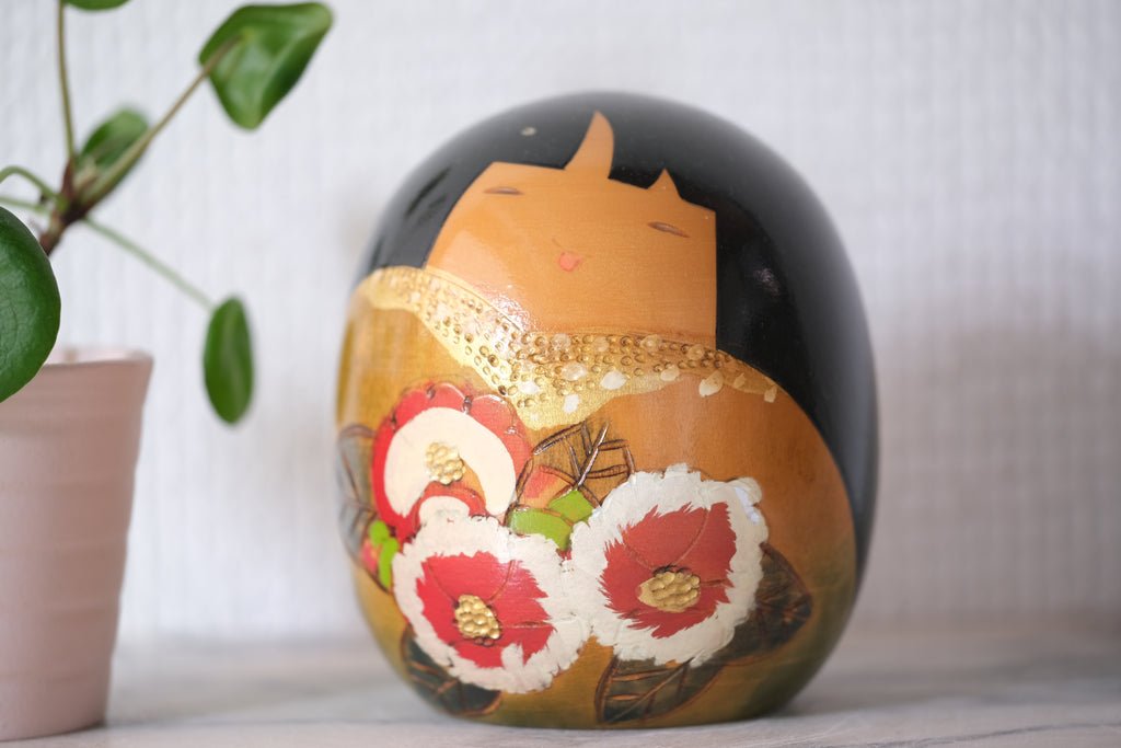 Vintage Gumma Kokeshi by Sumitani Kohji 住谷 孝次 | 9,5 cm
