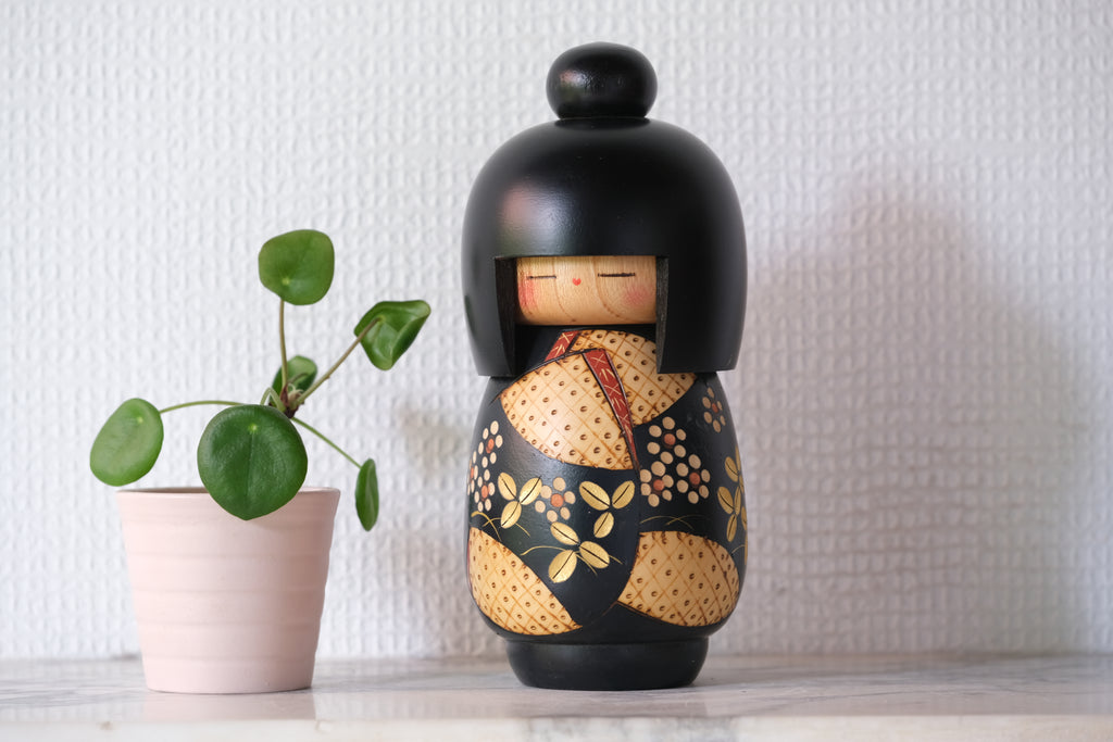 Vintage Gumma Kokeshi By Kazuo Takamizawa 高見沢一夫 (1927-) | 19 cm