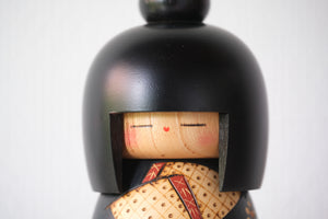 Vintage Gumma Kokeshi By Kazuo Takamizawa 高見沢一夫 (1927-) | 19 cm
