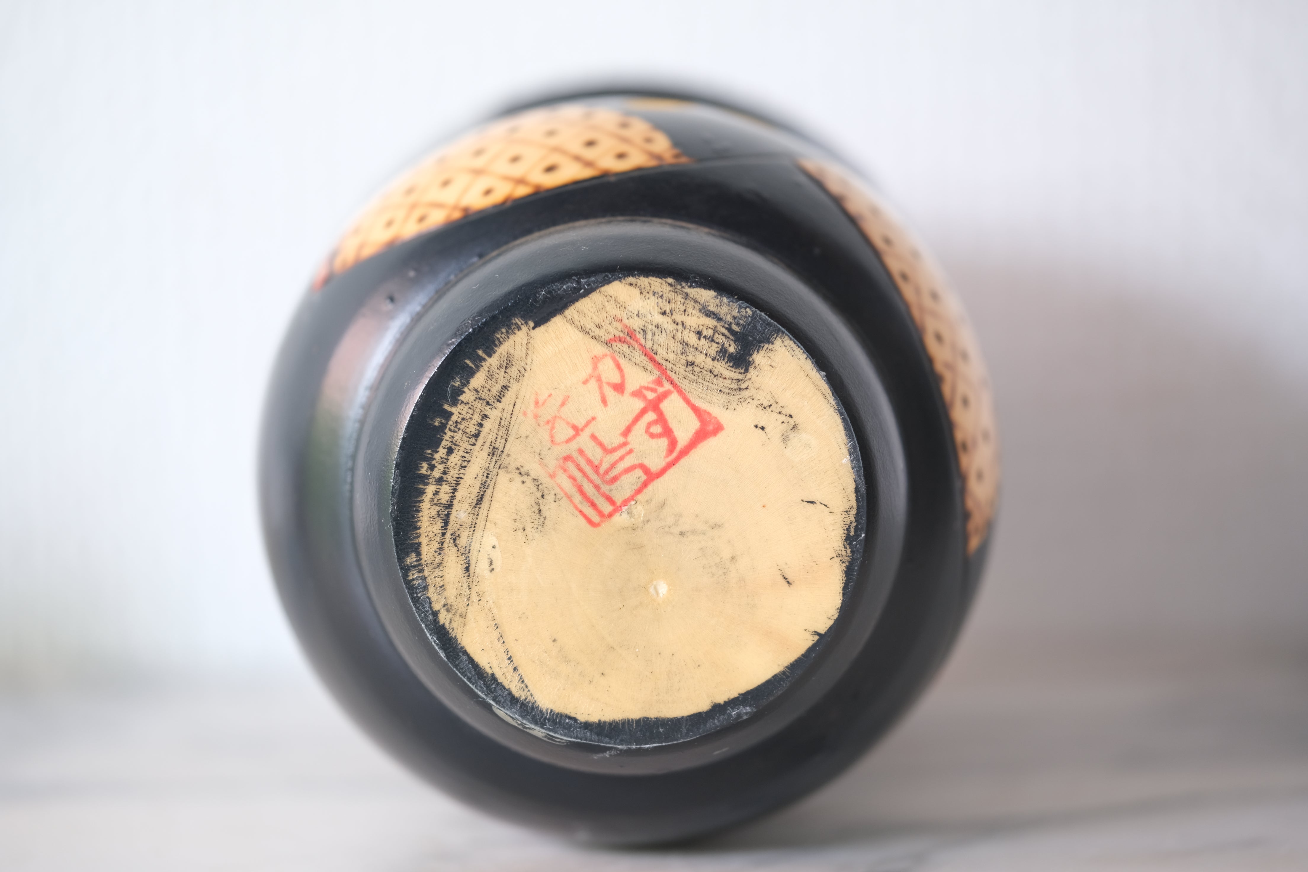 Vintage Gumma Kokeshi By Kazuo Takamizawa 高見沢一夫 (1927-) | 19 cm