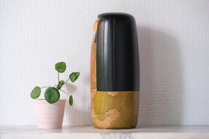Exclusive Vintage Creative Kokeshi with Cranes by Yoshio Ohtani (1936- ) | Titled: 夕映 - Yūbae - Sunset | 24 cm
