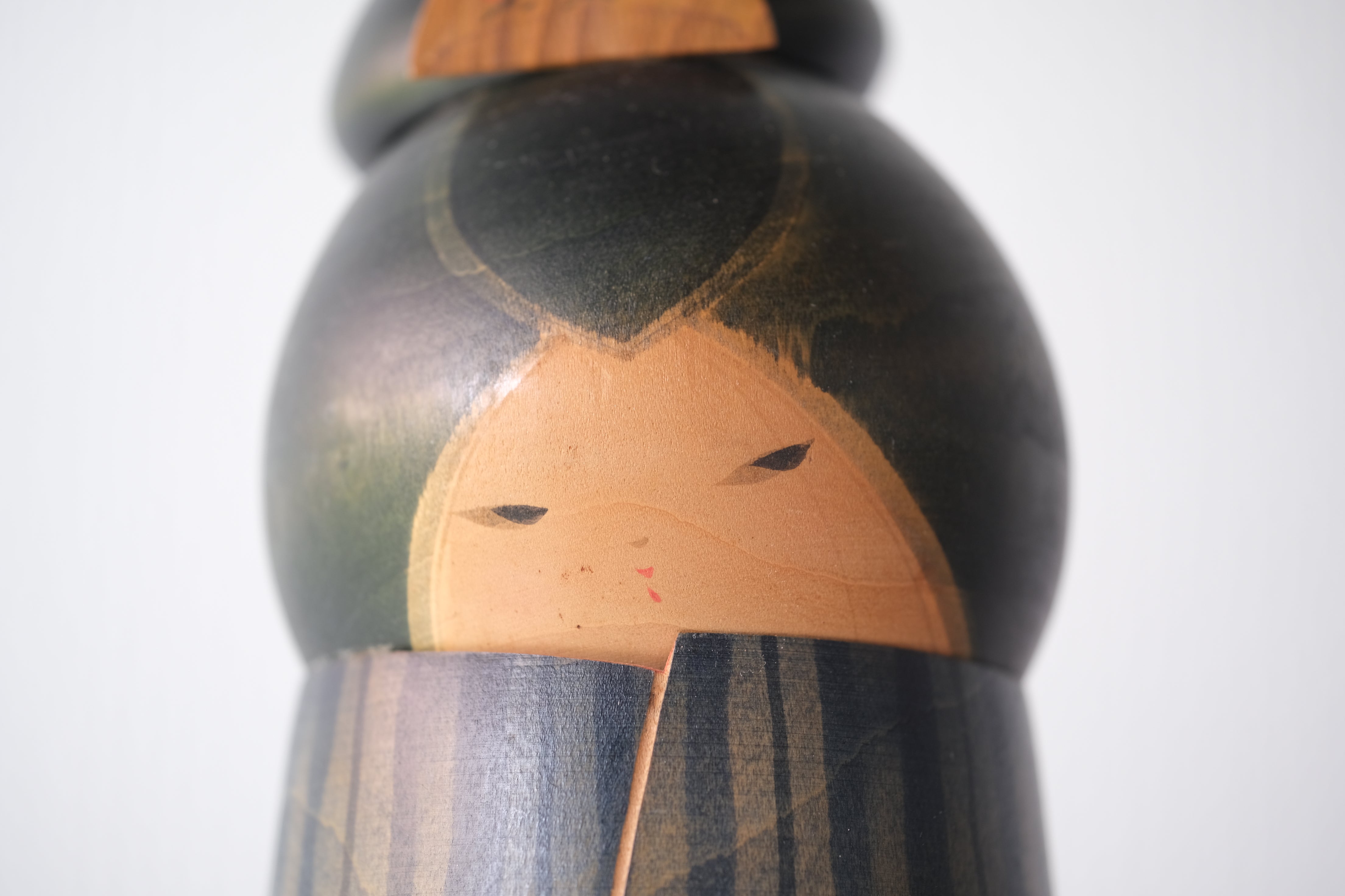 Exclusive Vintage Creative Kokeshi by Sansaku Sekiguchi (1925-2018) | Titled: Tsuya 艶 - Gloss | 31 cm