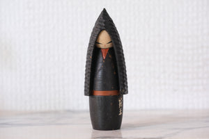 Small Vintage Creative Kokeshi by Shozan Shido (1932-1995) | 11 cm