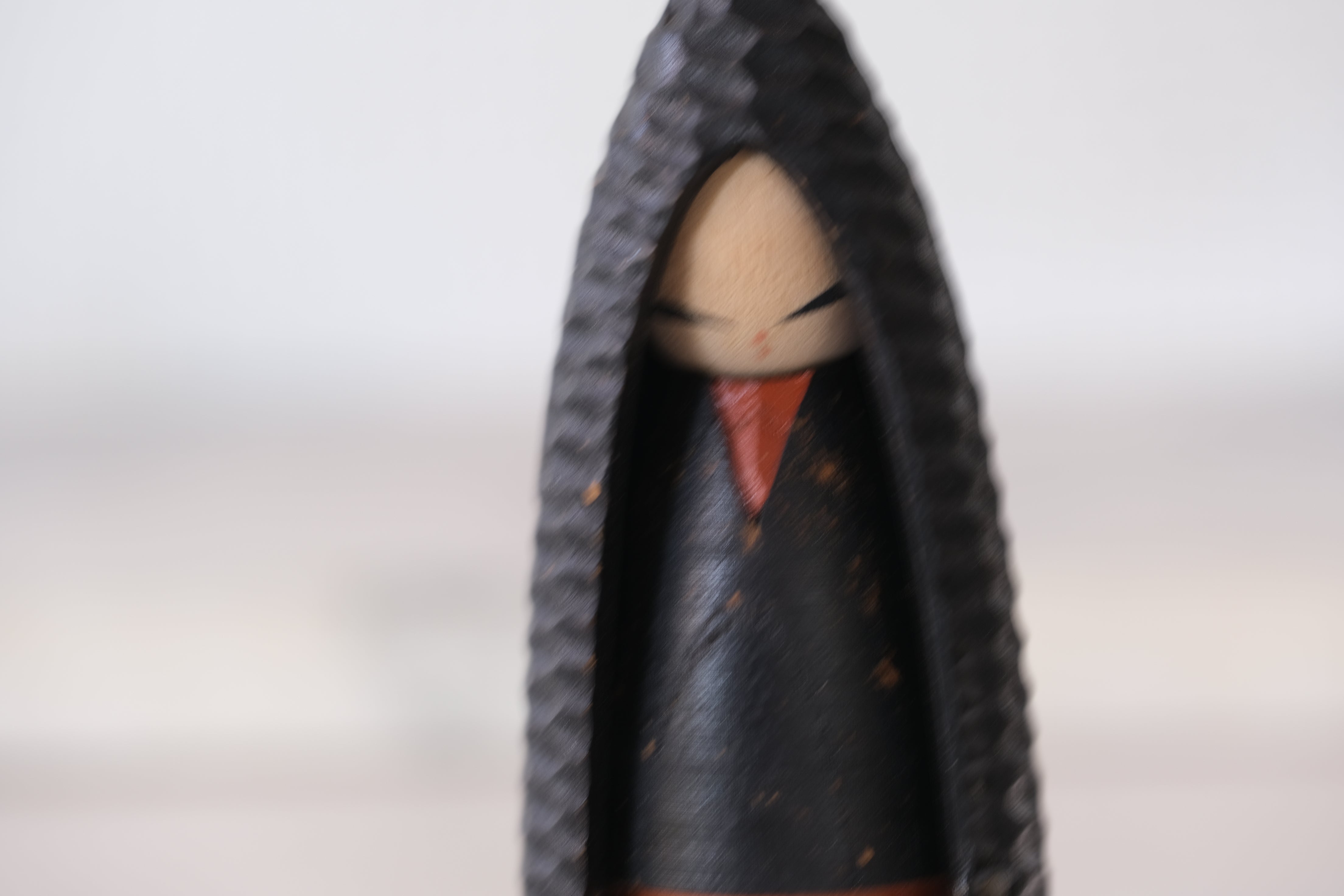 Small Vintage Creative Kokeshi by Shozan Shido (1932-1995) | 11 cm