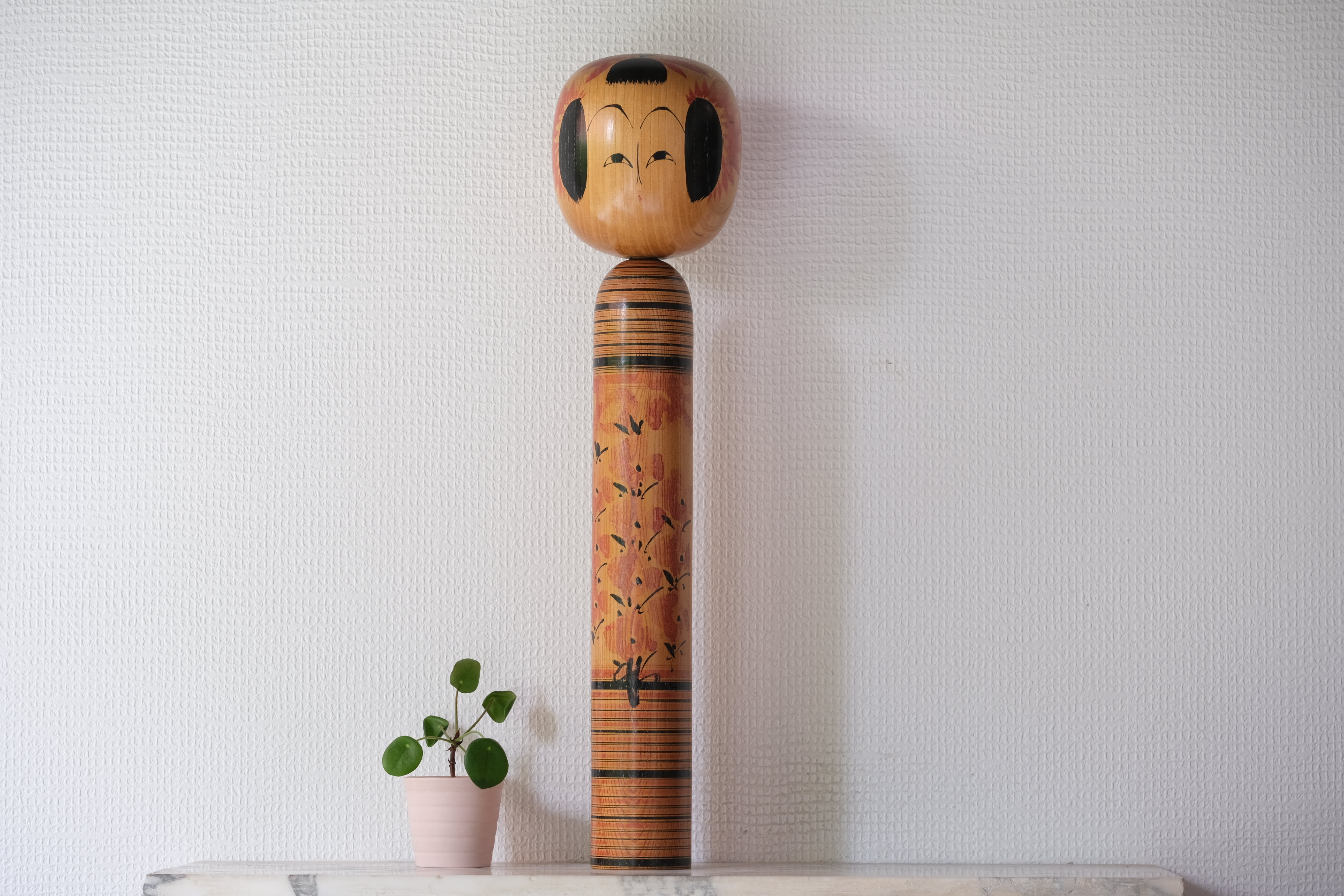 Large Rare Vintage Yamagata Kokeshi by Shozan Shido (1932 - 1995) | 54 cm