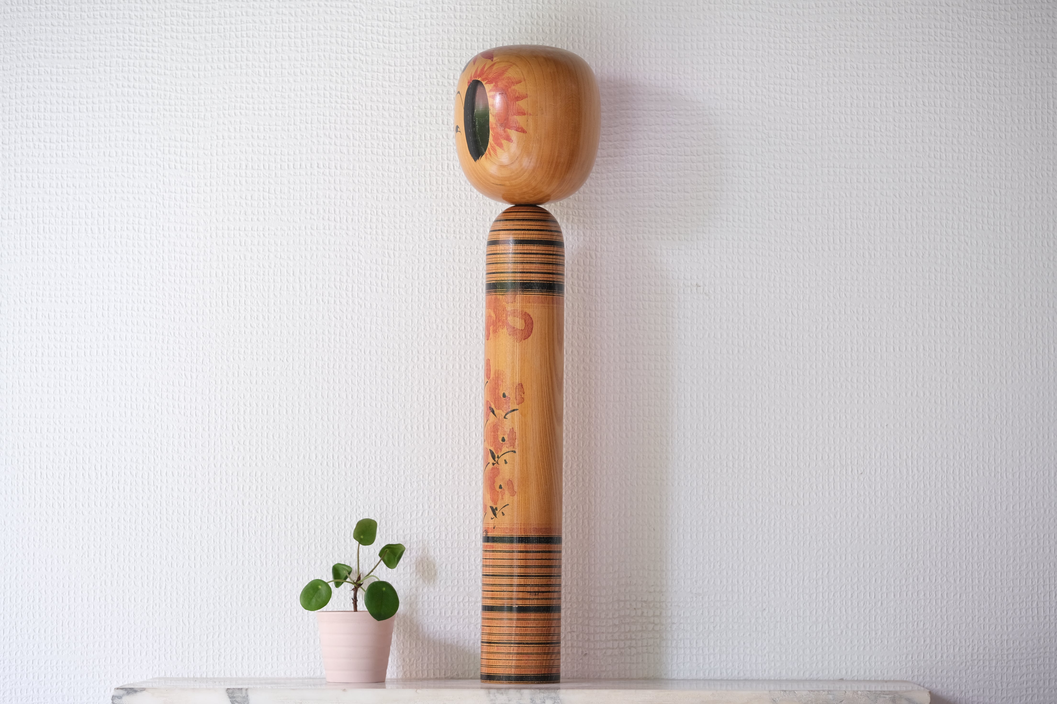 Large Rare Vintage Yamagata Kokeshi by Shozan Shido (1932 - 1995) | 54 cm