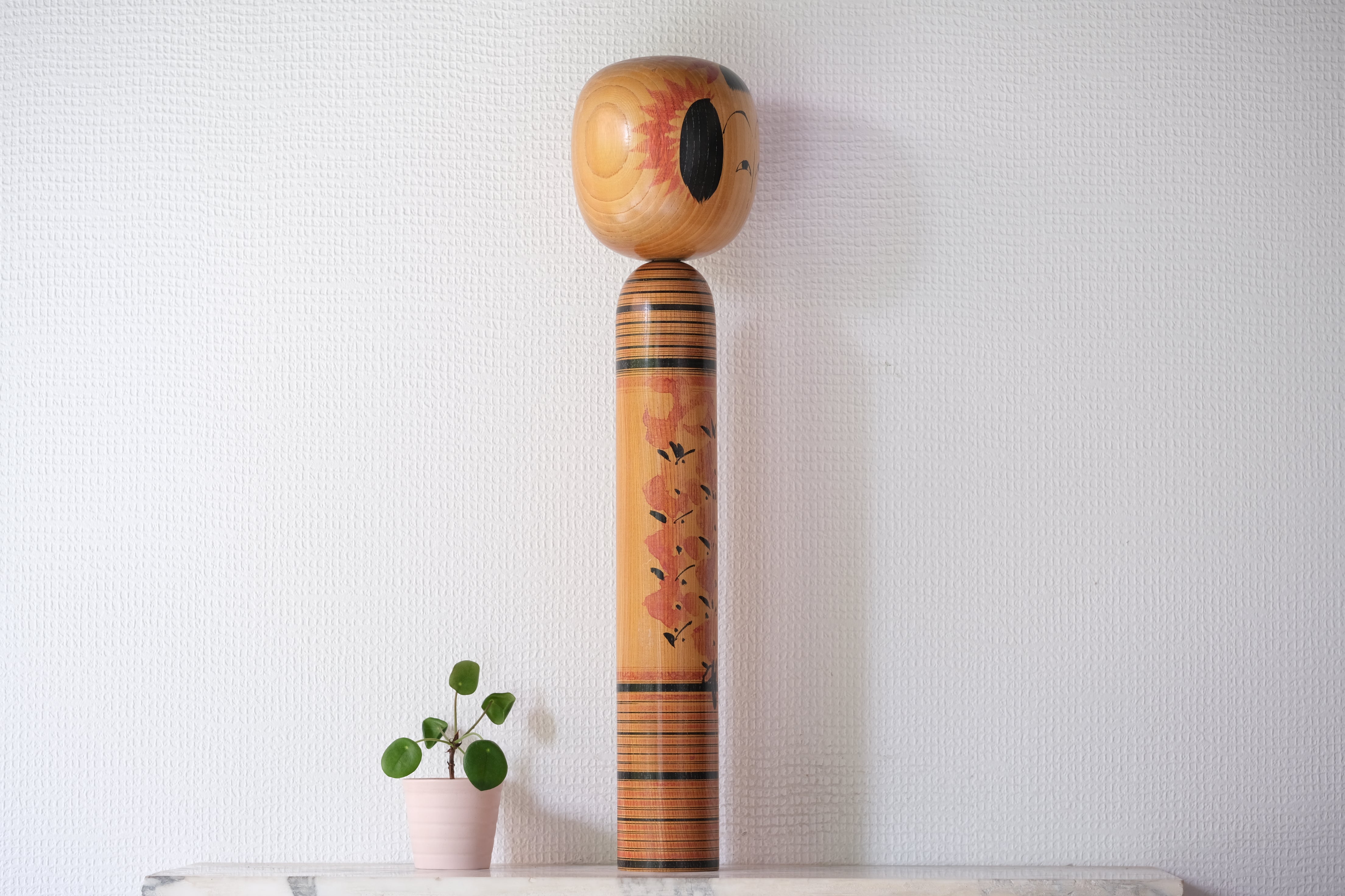 Large Rare Vintage Yamagata Kokeshi by Shozan Shido (1932 - 1995) | 54 cm