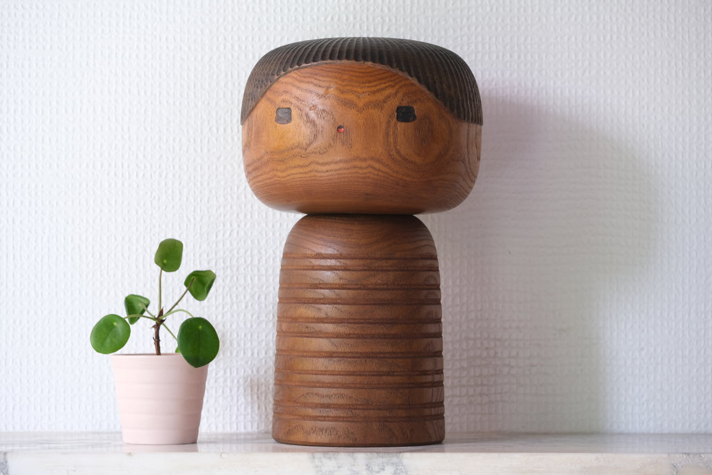 Large Rare Vintage Creative Kokeshi by Sanpei Yamanaka (1926-2012) | 27 cm