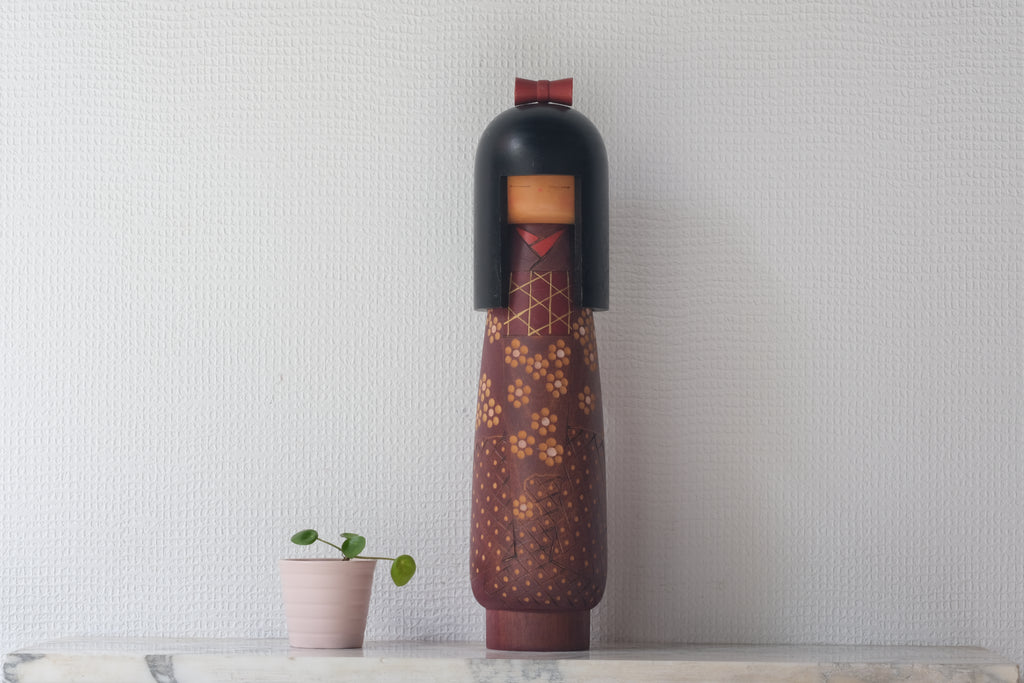 Vintage Gumma Kokeshi by Kazuo Takamizawa (1927-) | 39 cm