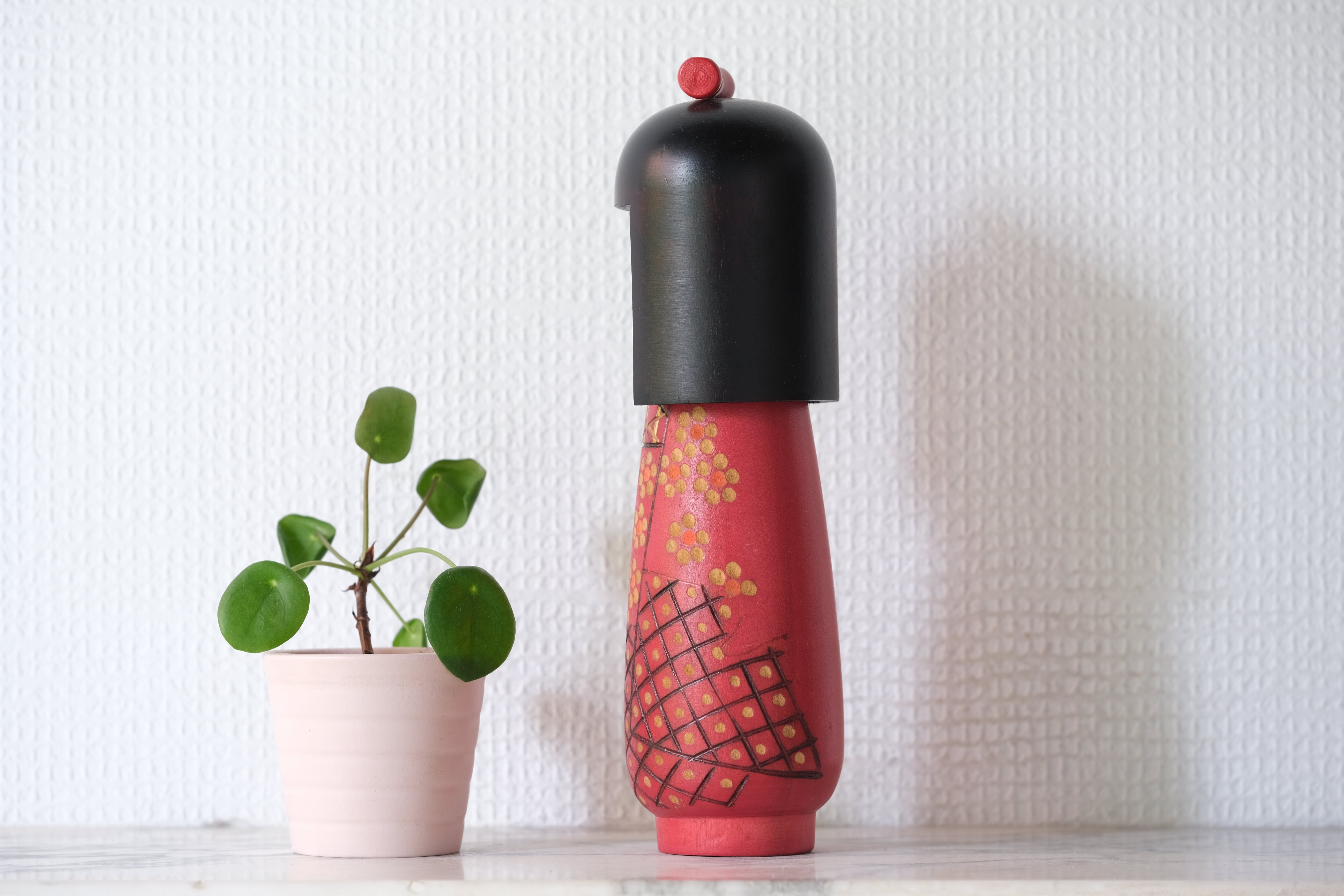 Vintage Gumma Kokeshi By Kazuo Takamizawa 高見沢一夫 (1927-) | 23 cm